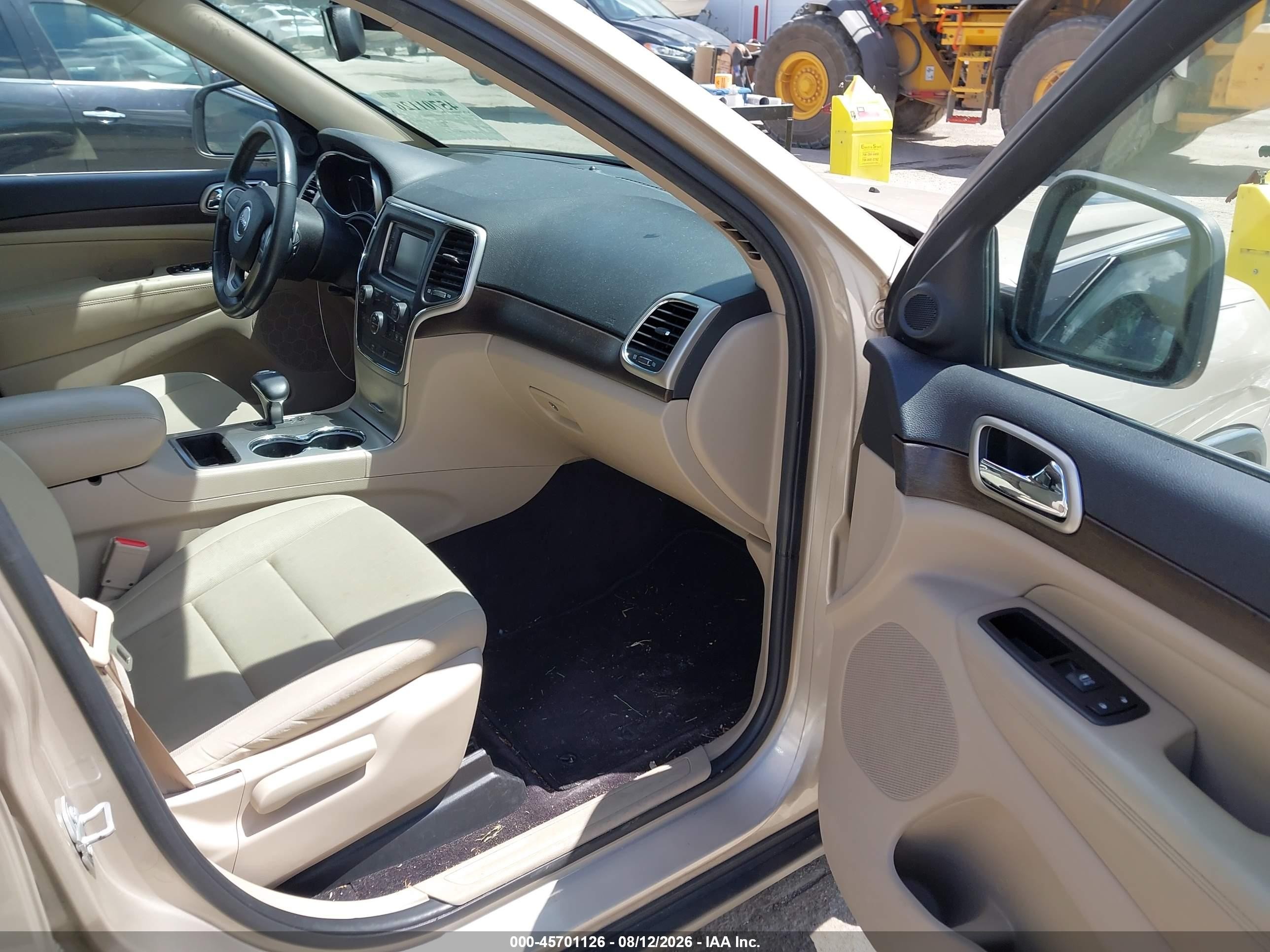 2015 Jeep Grand Cherokee Laredo Champagne vin: 1C4RJEAG8FC235668