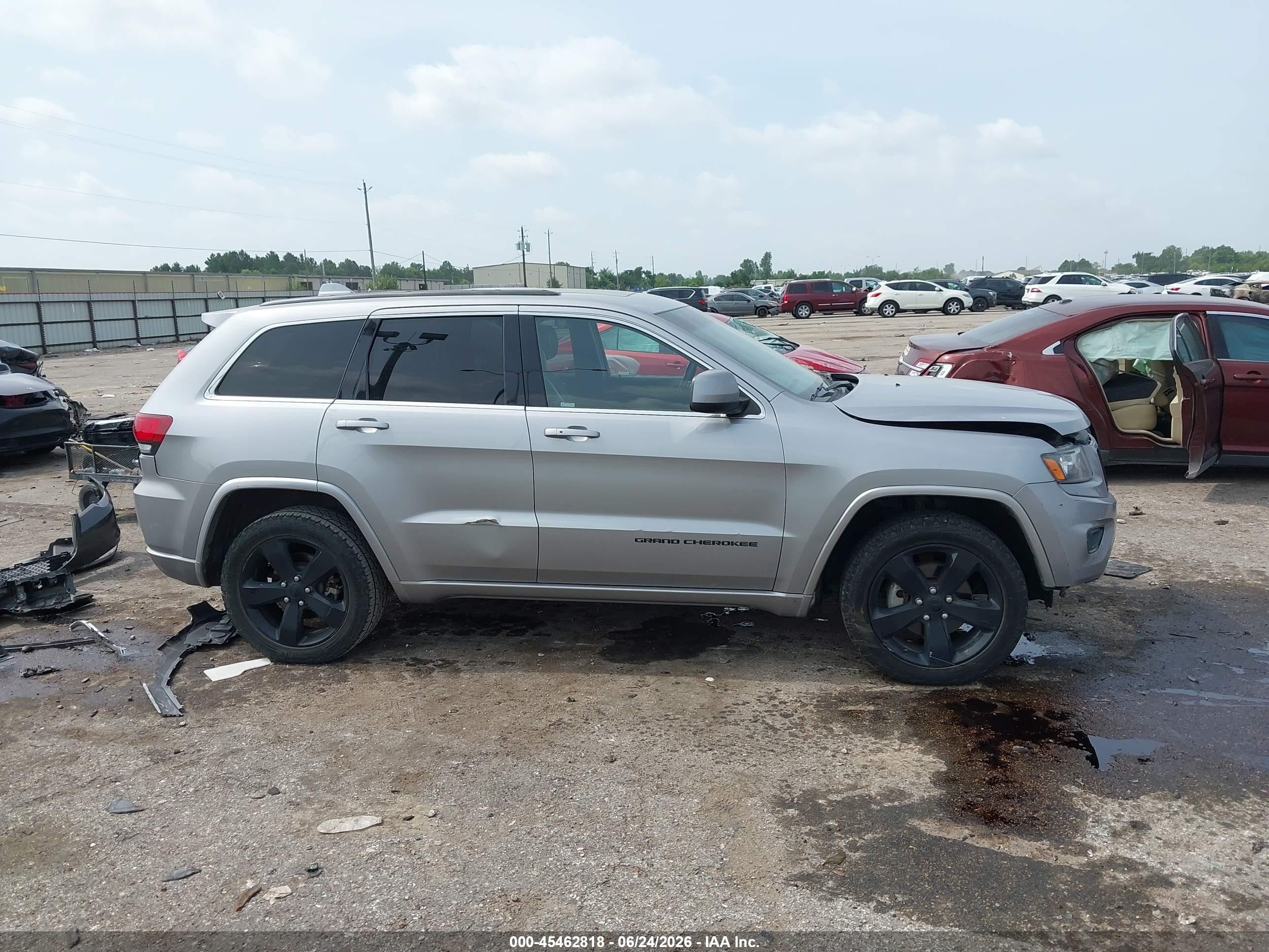 2015 Jeep Grand Cherokee Altitude Gray vin: 1C4RJEAG8FC863018