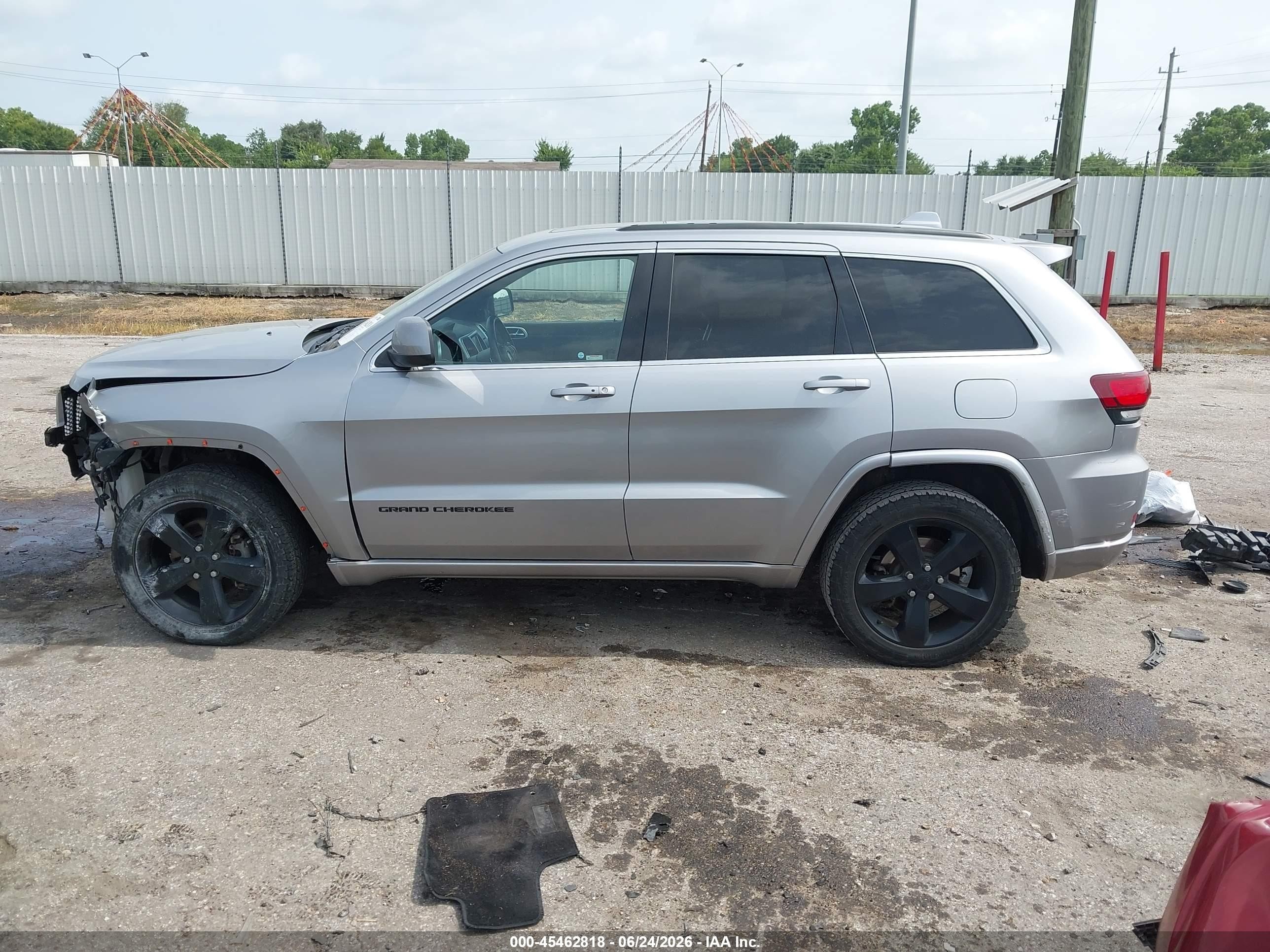 2015 Jeep Grand Cherokee Altitude Gray vin: 1C4RJEAG8FC863018