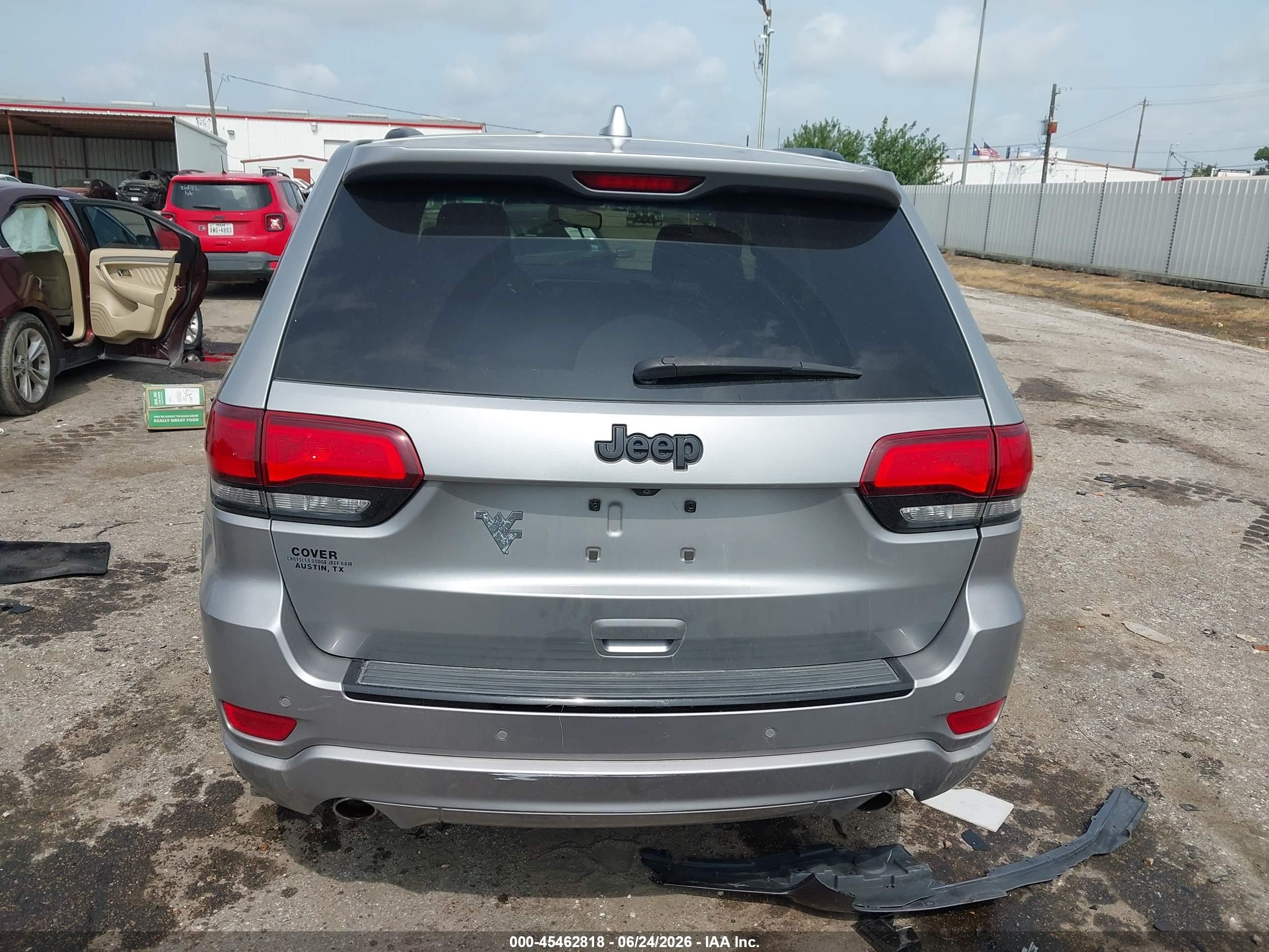 2015 Jeep Grand Cherokee Altitude Gray vin: 1C4RJEAG8FC863018