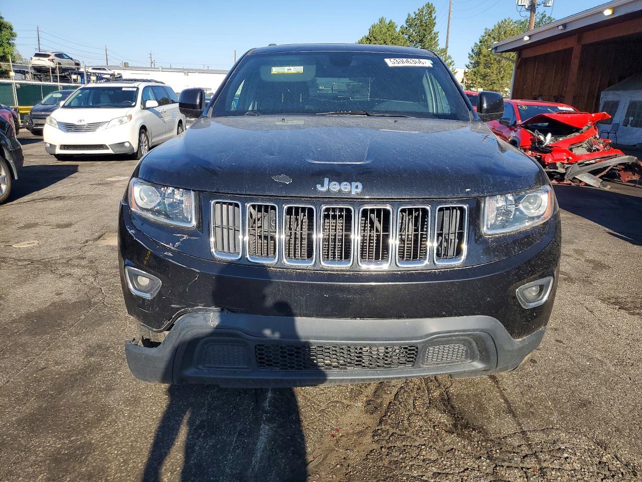 2015 Jeep Grand Cherokee Laredo Черный vin: 1C4RJEAG8FC944357