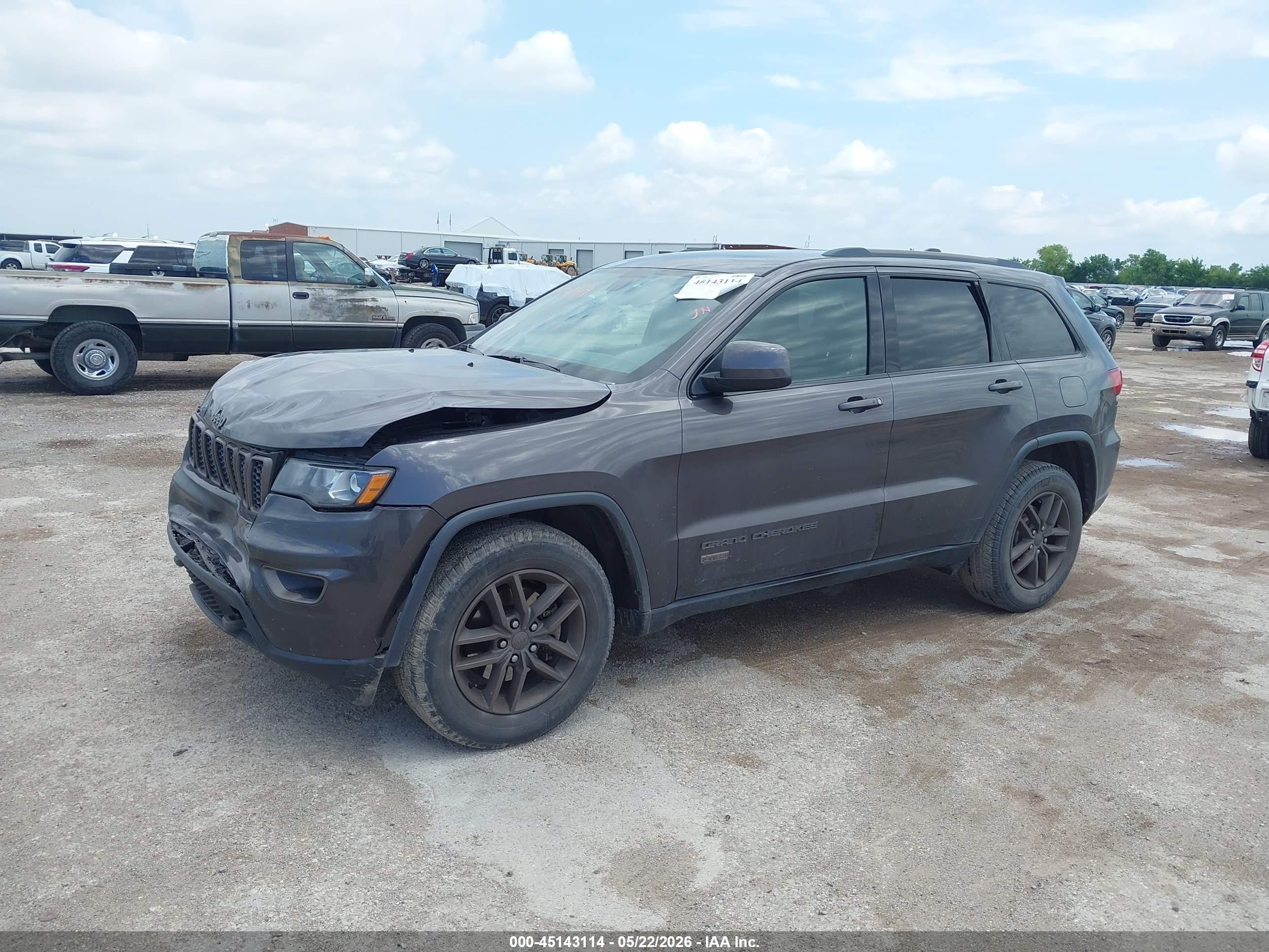 2016 Jeep Grand Cherokee 75th Anniversary Gray vin: 1C4RJEAG8GC391050