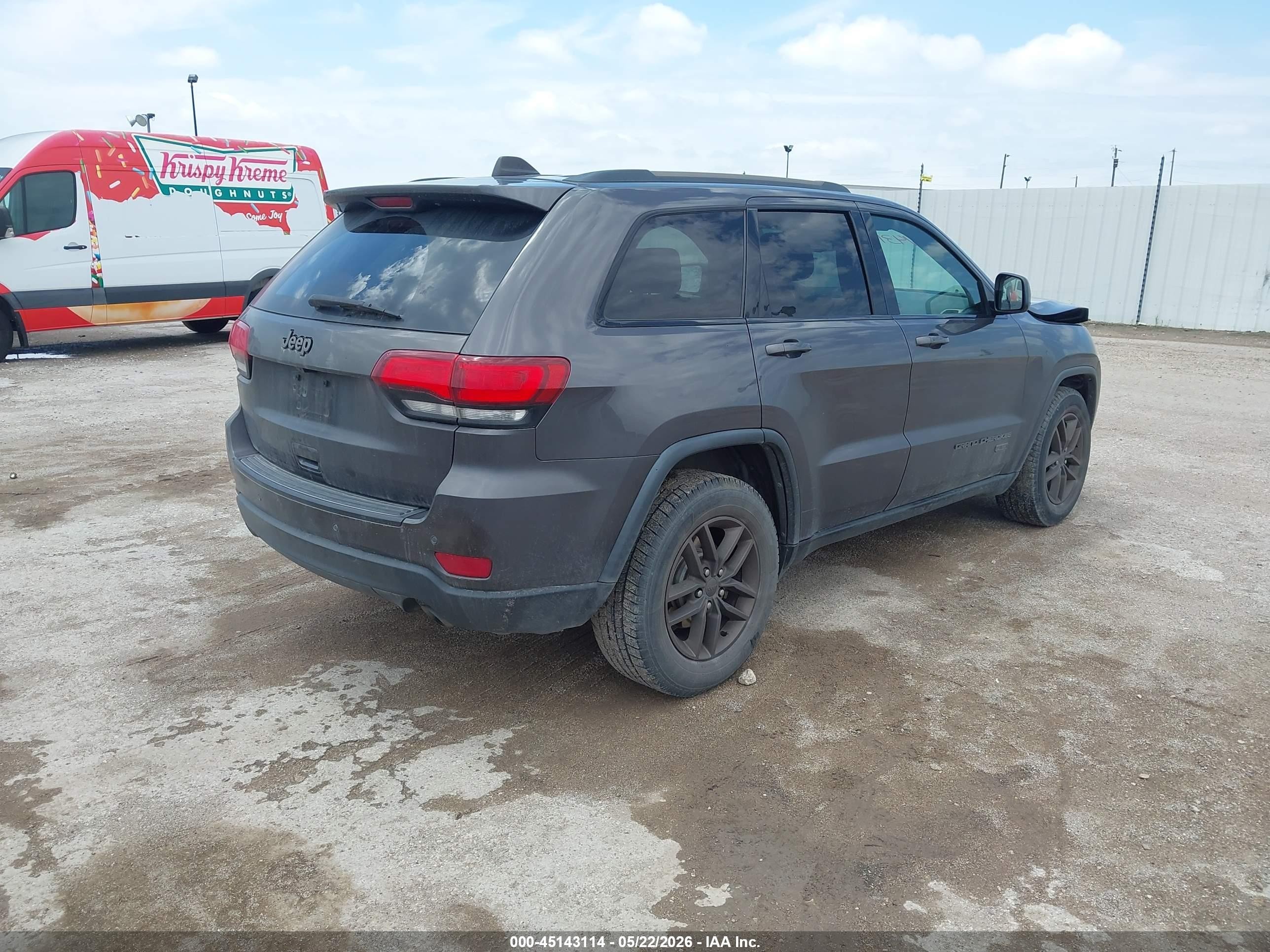 2016 Jeep Grand Cherokee 75th Anniversary Gray vin: 1C4RJEAG8GC391050