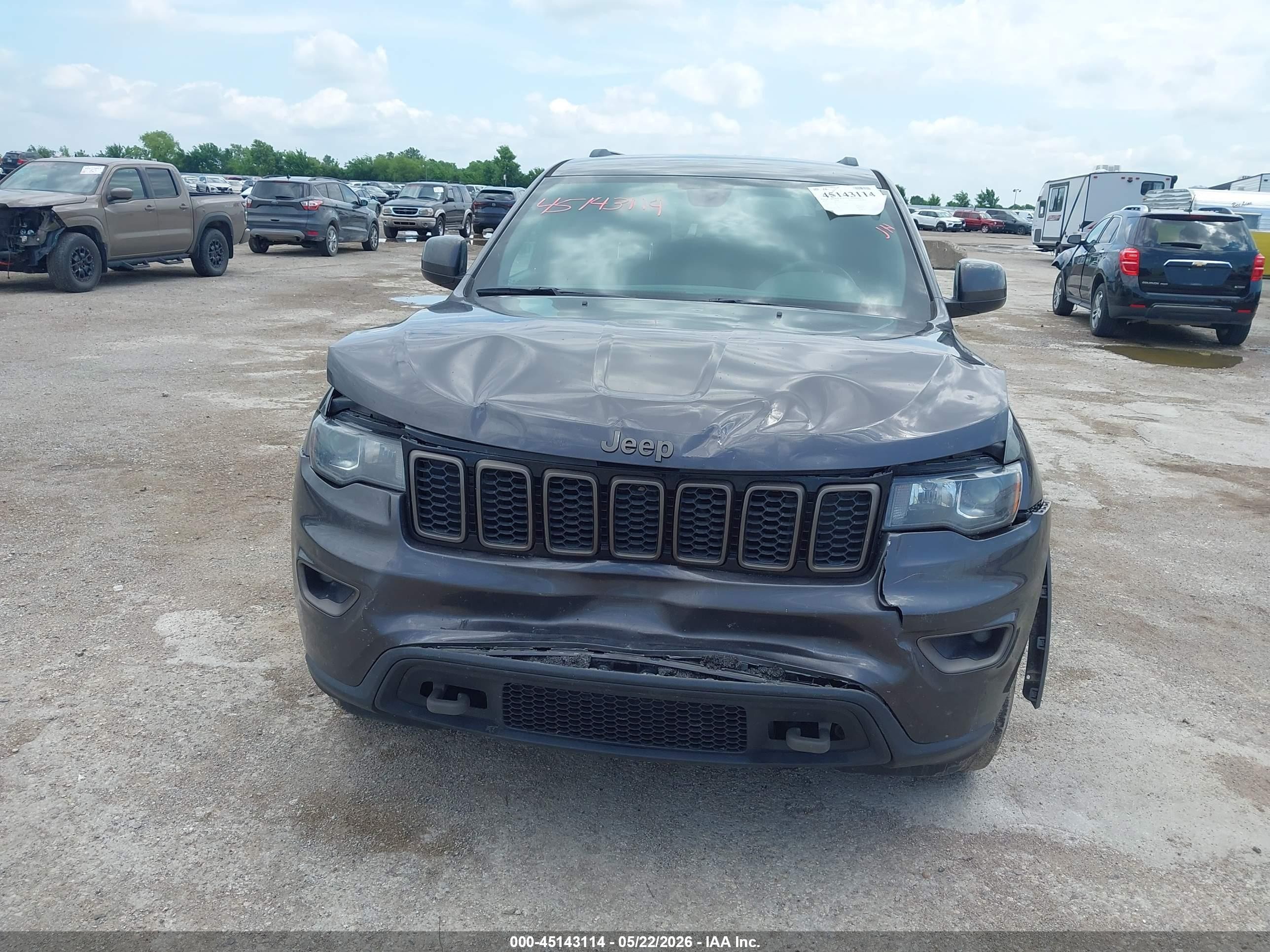 2016 Jeep Grand Cherokee 75th Anniversary Gray vin: 1C4RJEAG8GC391050