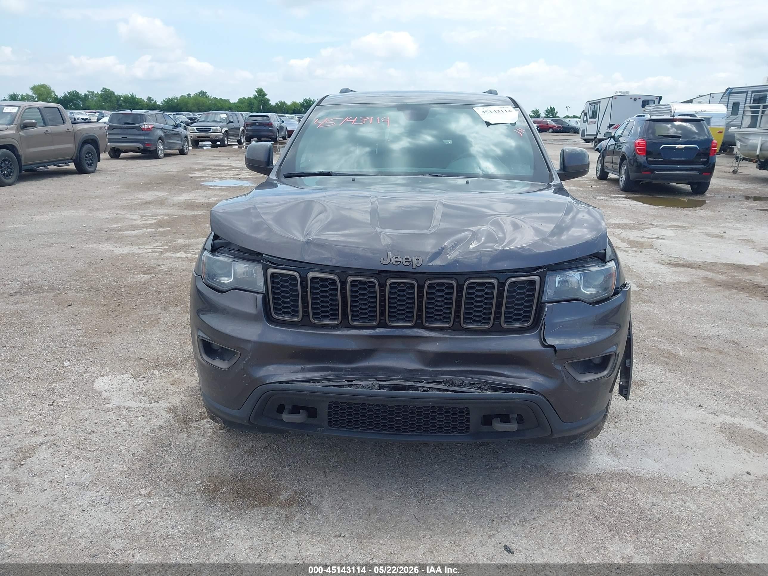 2016 Jeep Grand Cherokee 75th Anniversary Gray vin: 1C4RJEAG8GC391050