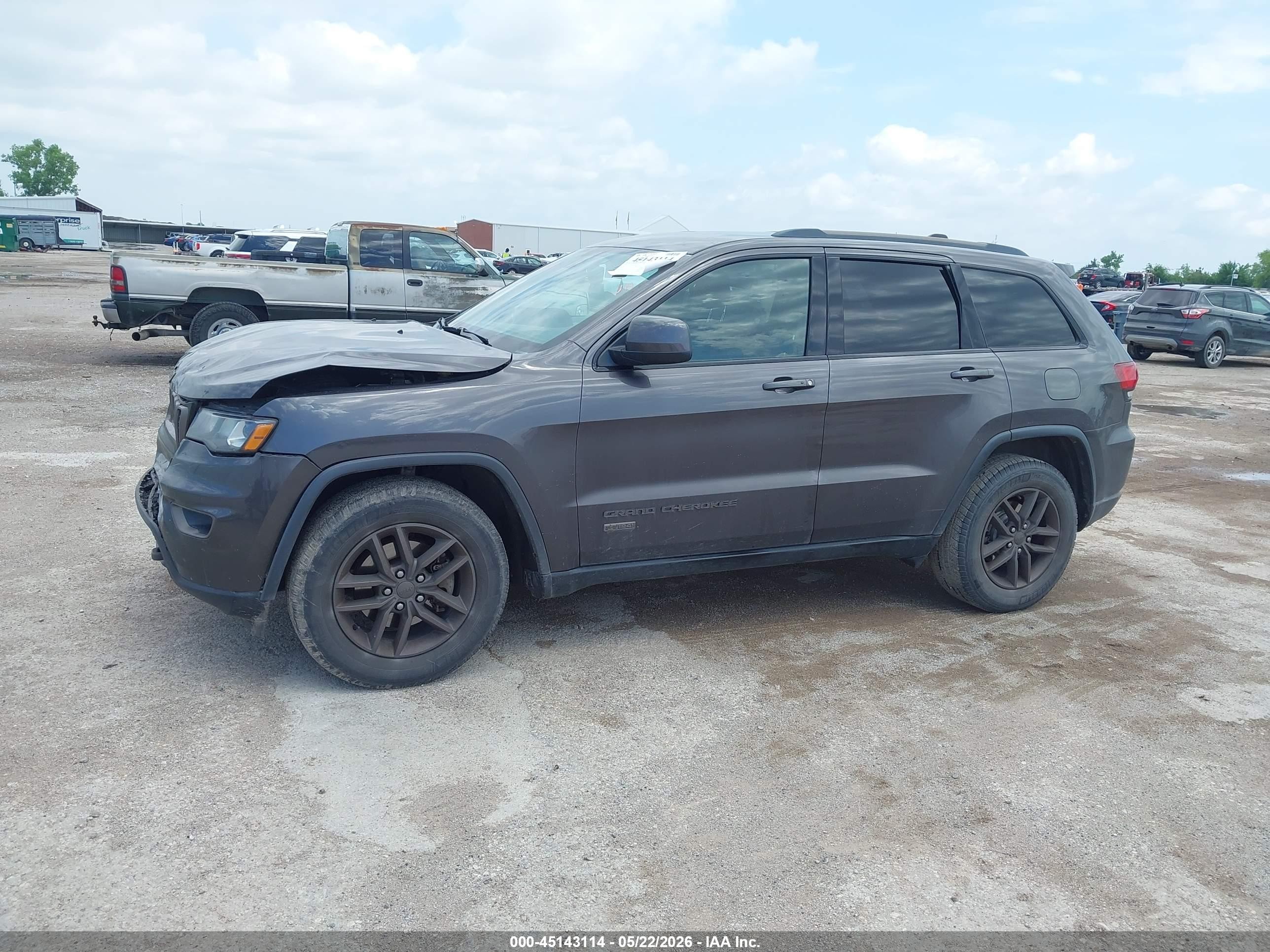 2016 Jeep Grand Cherokee 75th Anniversary Gray vin: 1C4RJEAG8GC391050