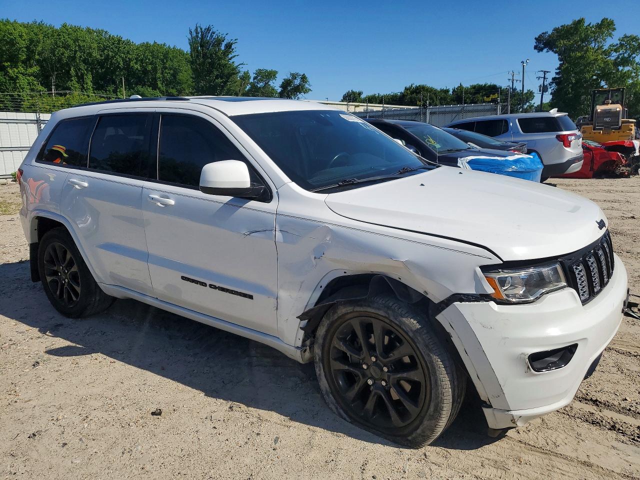 2019 Jeep Grand Cherokee Laredo White vin: 1C4RJEAG8KC673021