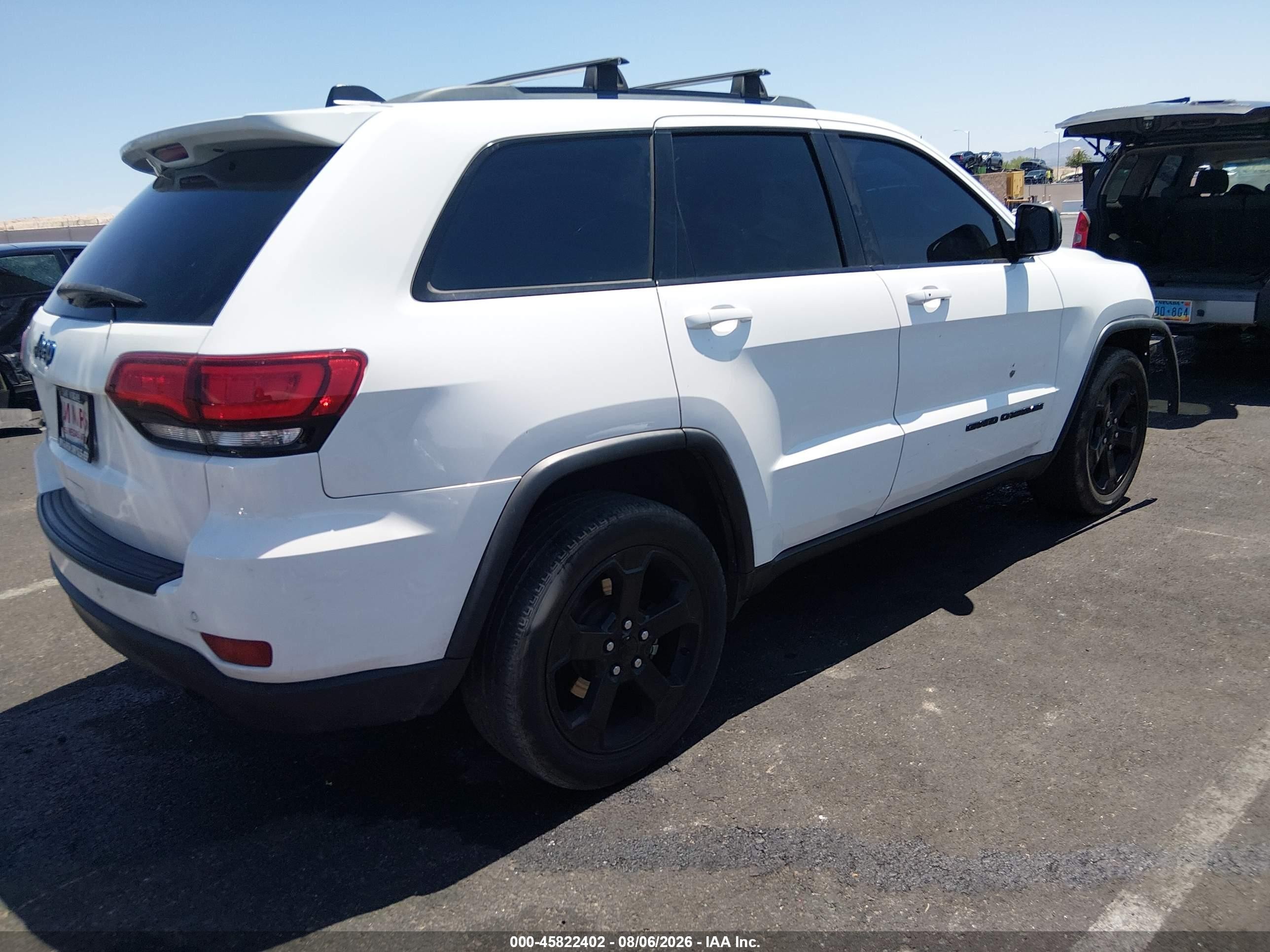 2019 Jeep Grand Cherokee Upland 4x2 White vin: 1C4RJEAG8KC789965