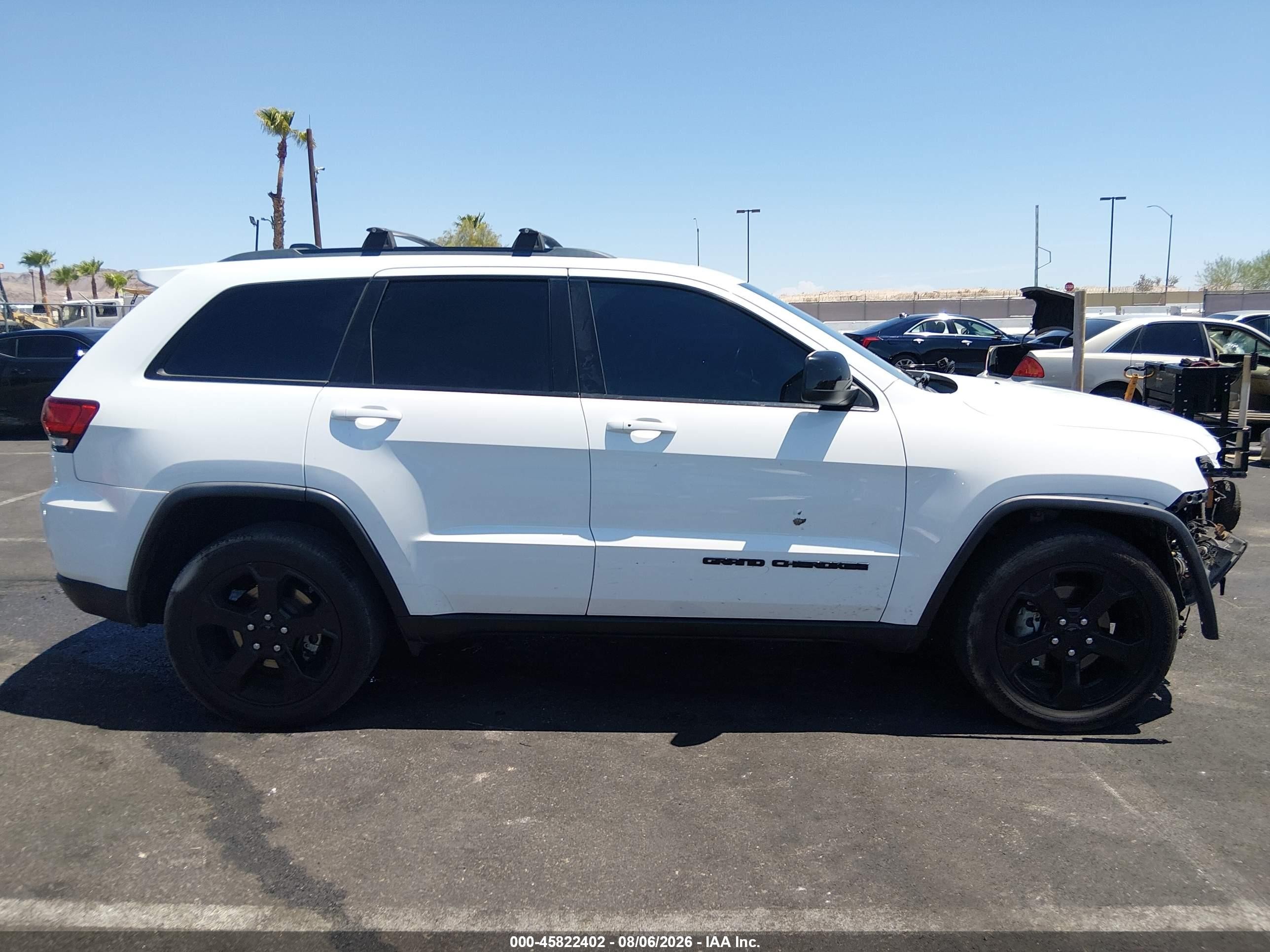 2019 Jeep Grand Cherokee Upland 4x2 White vin: 1C4RJEAG8KC789965