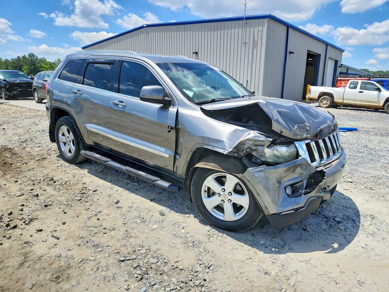 2012 Jeep Grand Cherokee Laredo Gray vin: 1C4RJEAG9CC121576