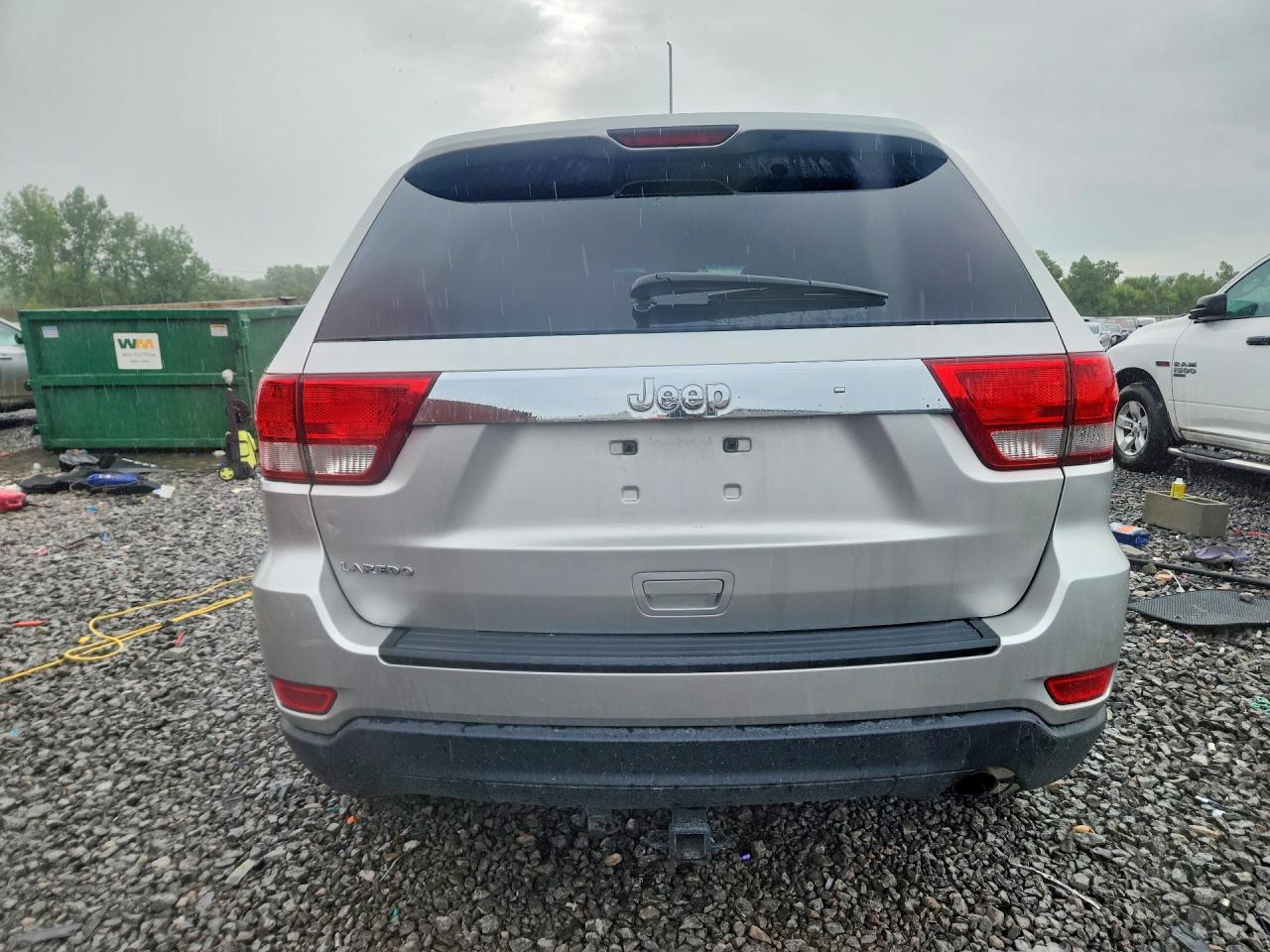 2012 Jeep Grand Cherokee Laredo Silver vin: 1C4RJEAG9CC177386