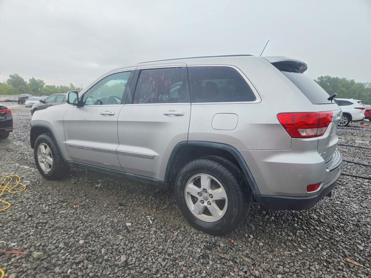 2012 Jeep Grand Cherokee Laredo Silver vin: 1C4RJEAG9CC177386