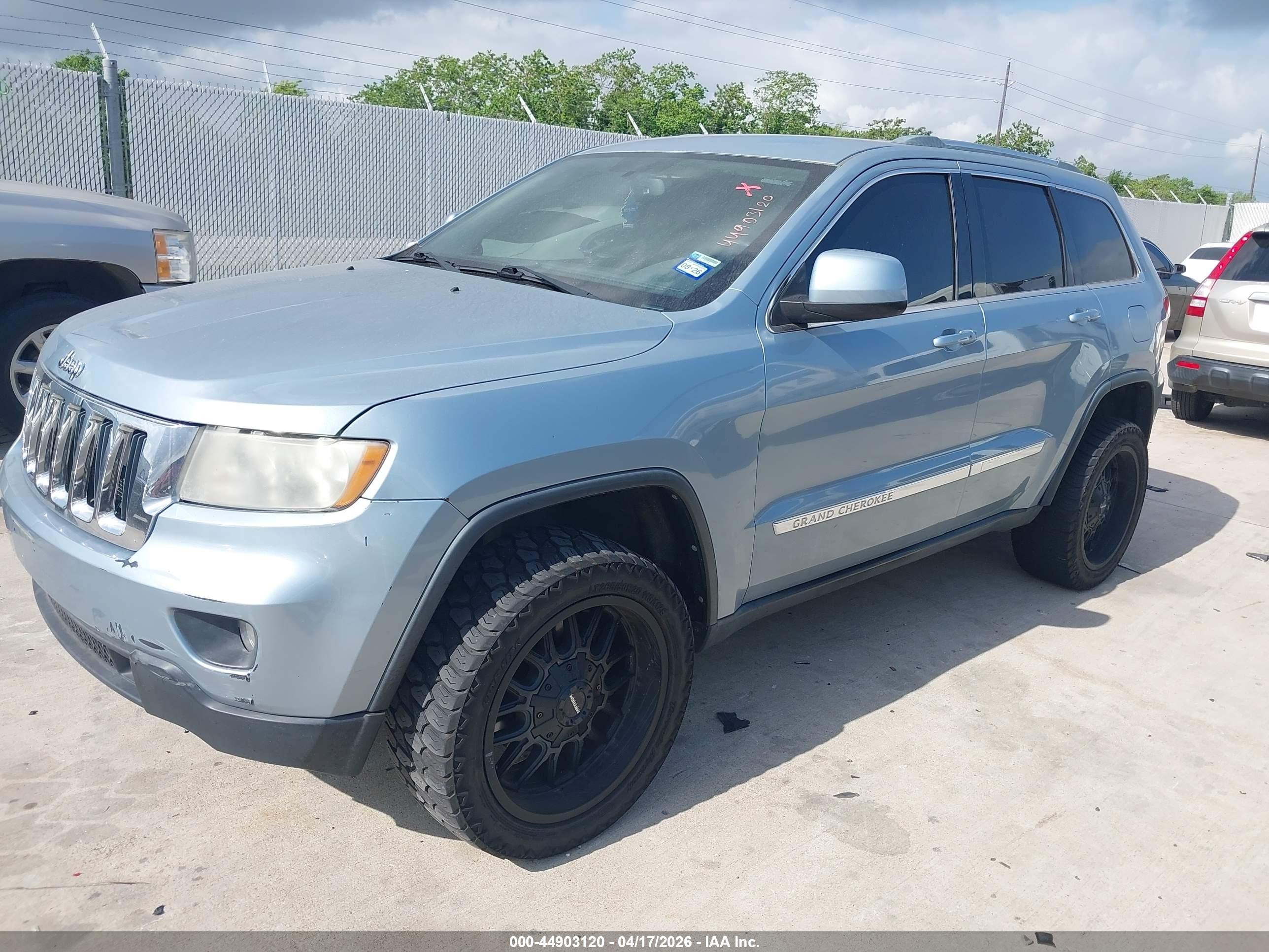 2012 Jeep Grand Cherokee Laredo Light Blue vin: 1C4RJEAG9CC294725
