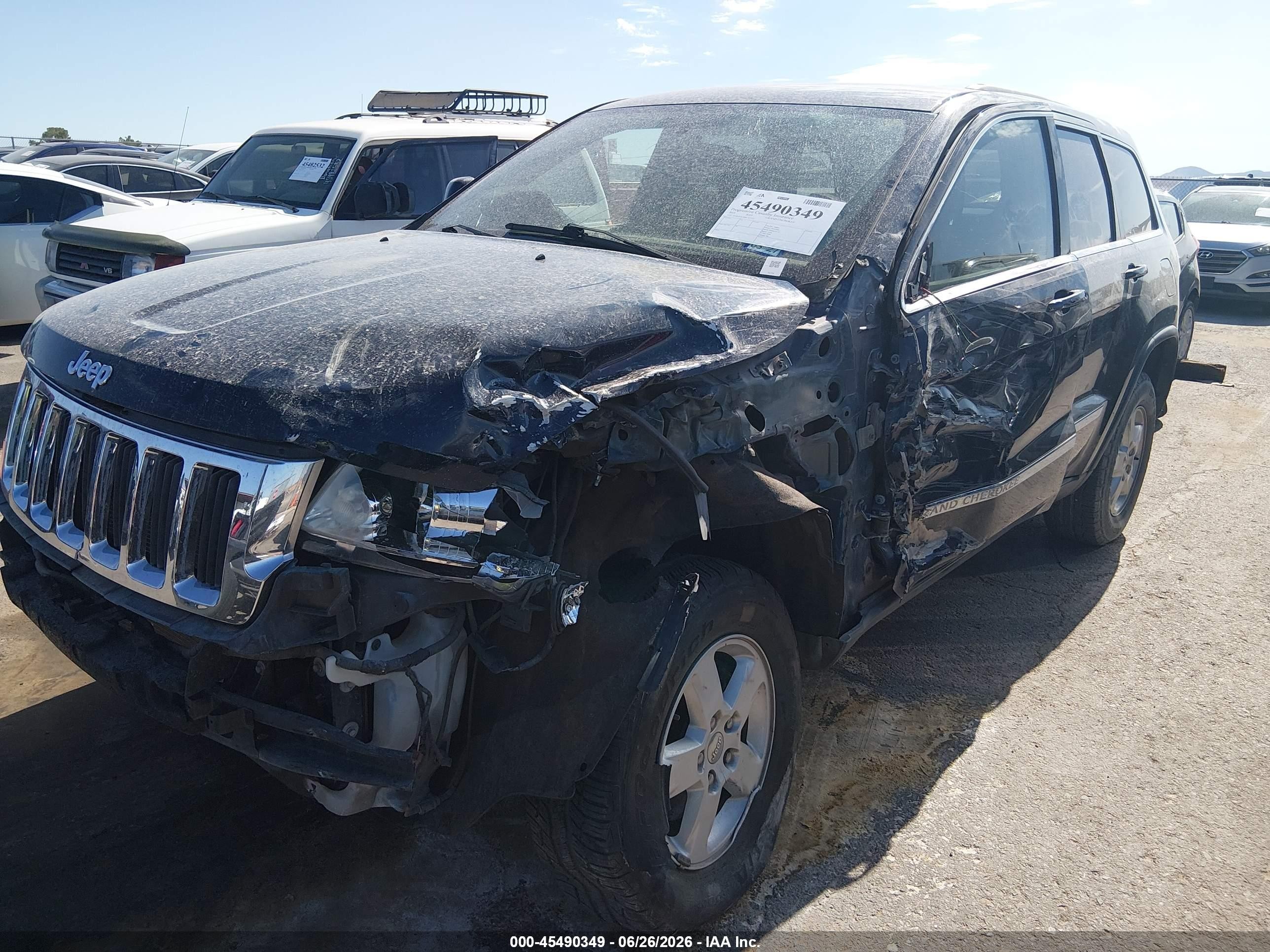 2013 Jeep Grand Cherokee Laredo Dark Blue vin: 1C4RJEAG9DC517122