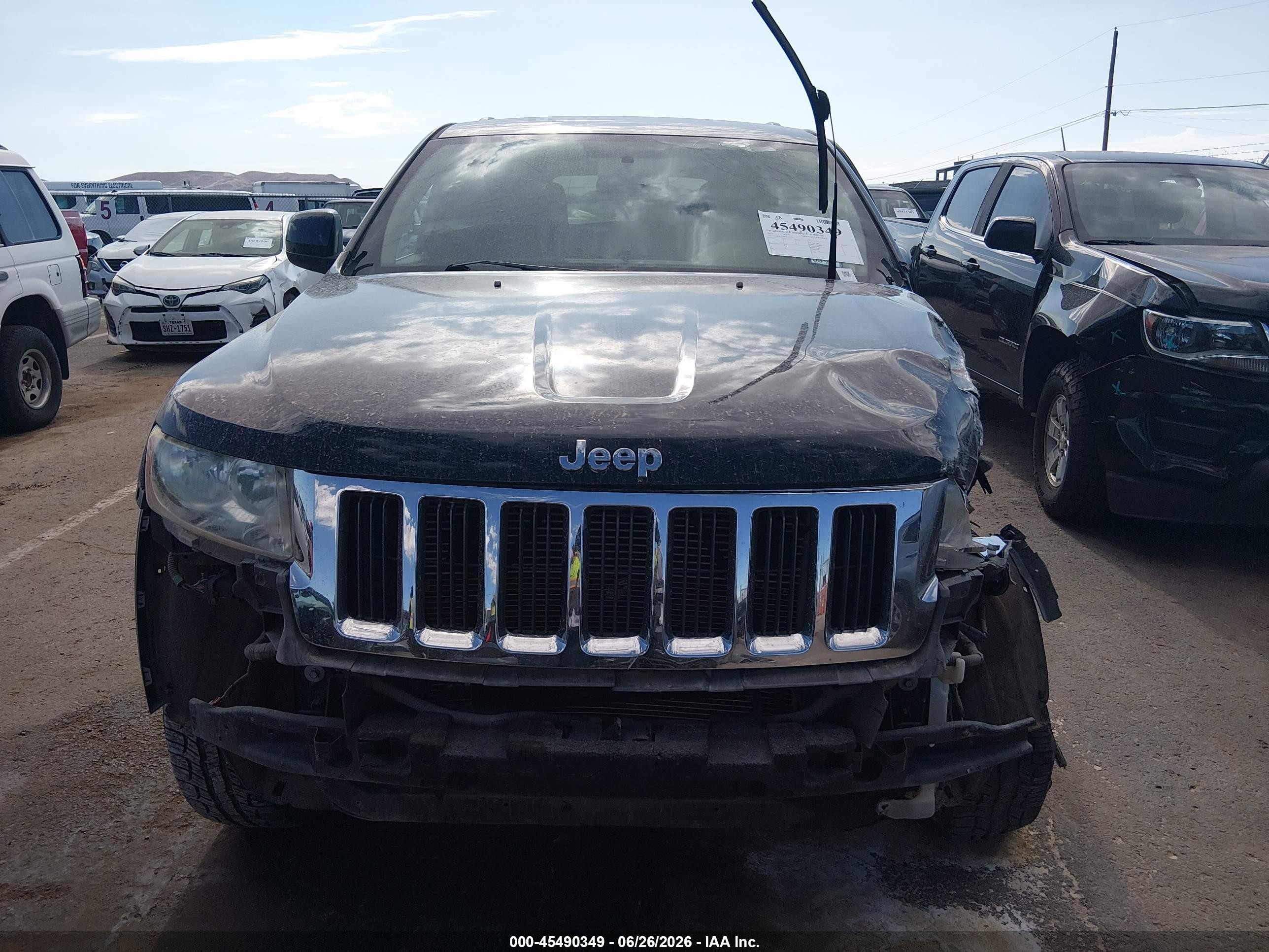 2013 Jeep Grand Cherokee Laredo Dark Blue vin: 1C4RJEAG9DC517122