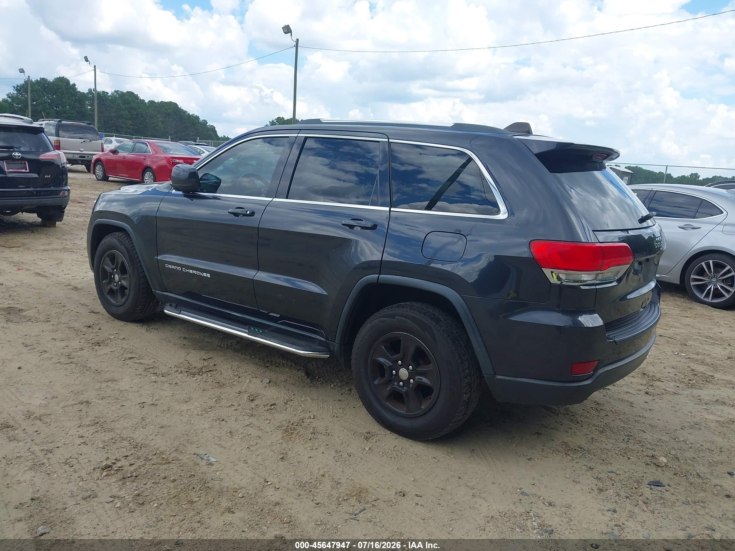 2014 Jeep Grand Cherokee Laredo Gray vin: 1C4RJEAG9EC243194