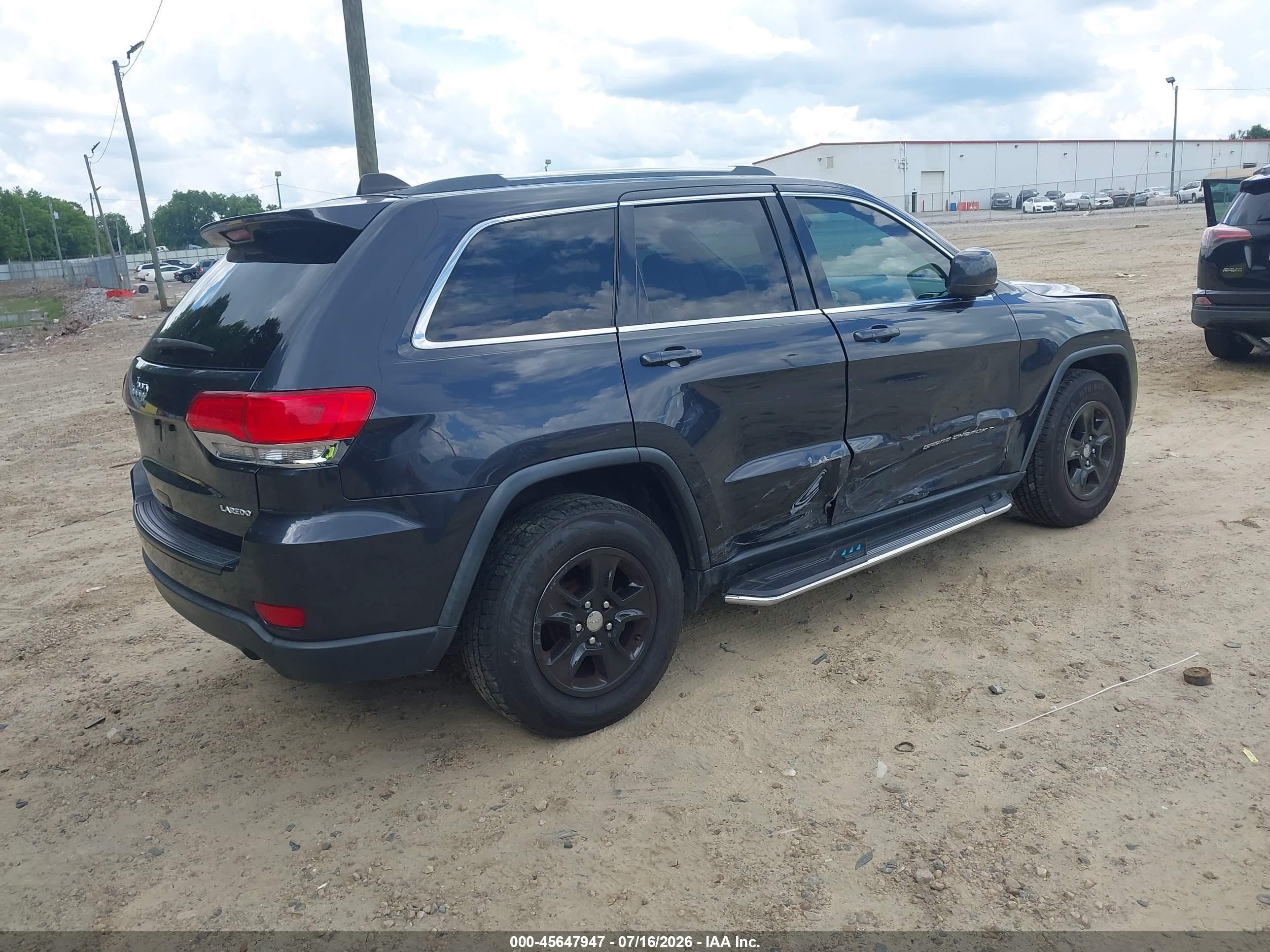 2014 Jeep Grand Cherokee Laredo Gray vin: 1C4RJEAG9EC243194