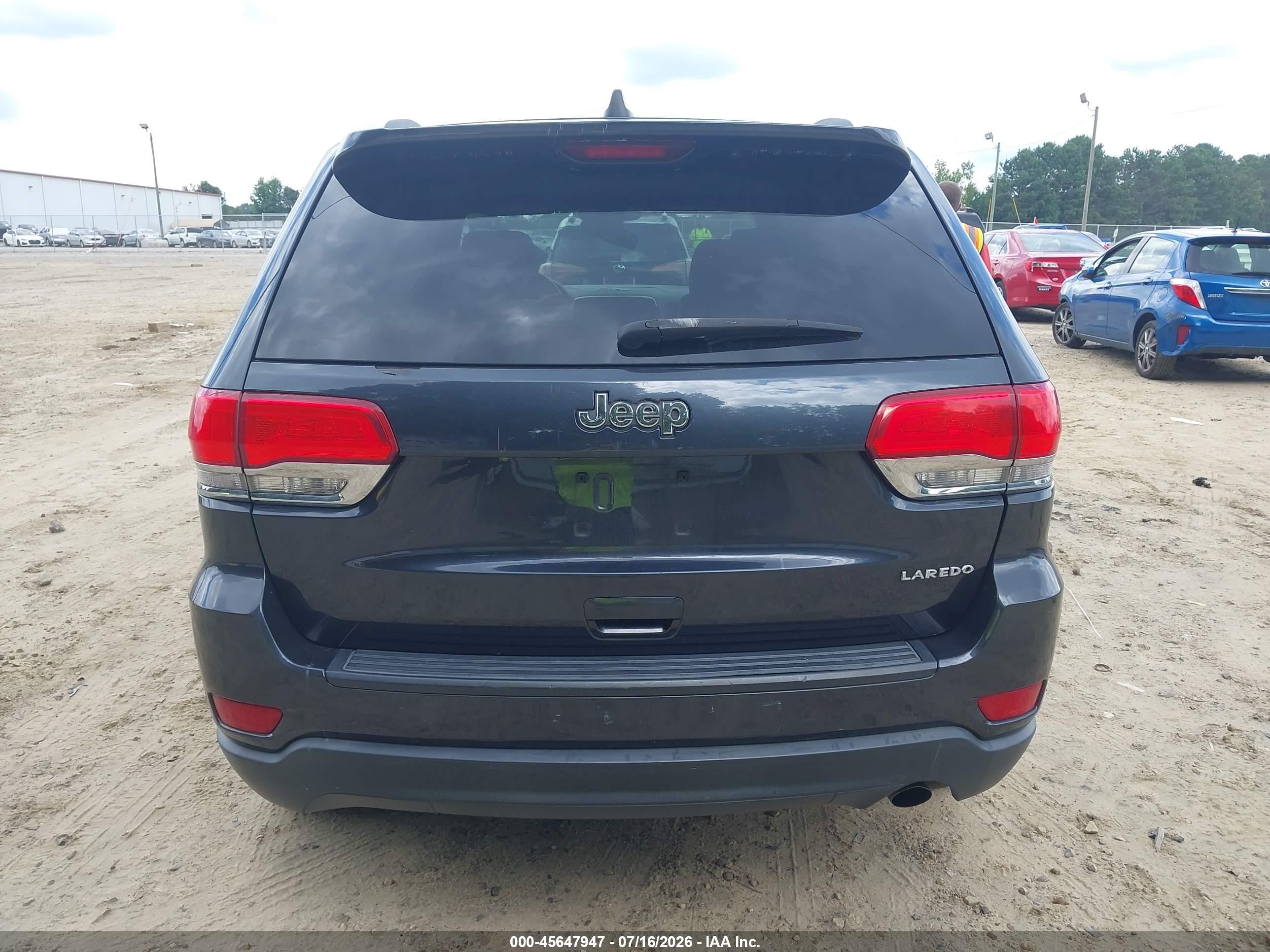 2014 Jeep Grand Cherokee Laredo Gray vin: 1C4RJEAG9EC243194
