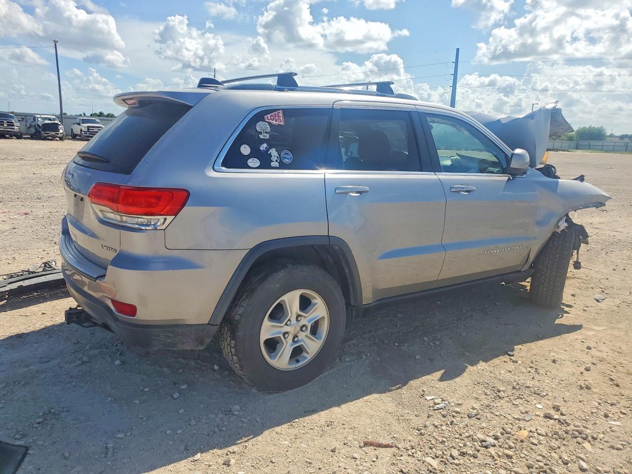 2014 Jeep Grand Cherokee Laredo Silver vin: 1C4RJEAG9EC453519
