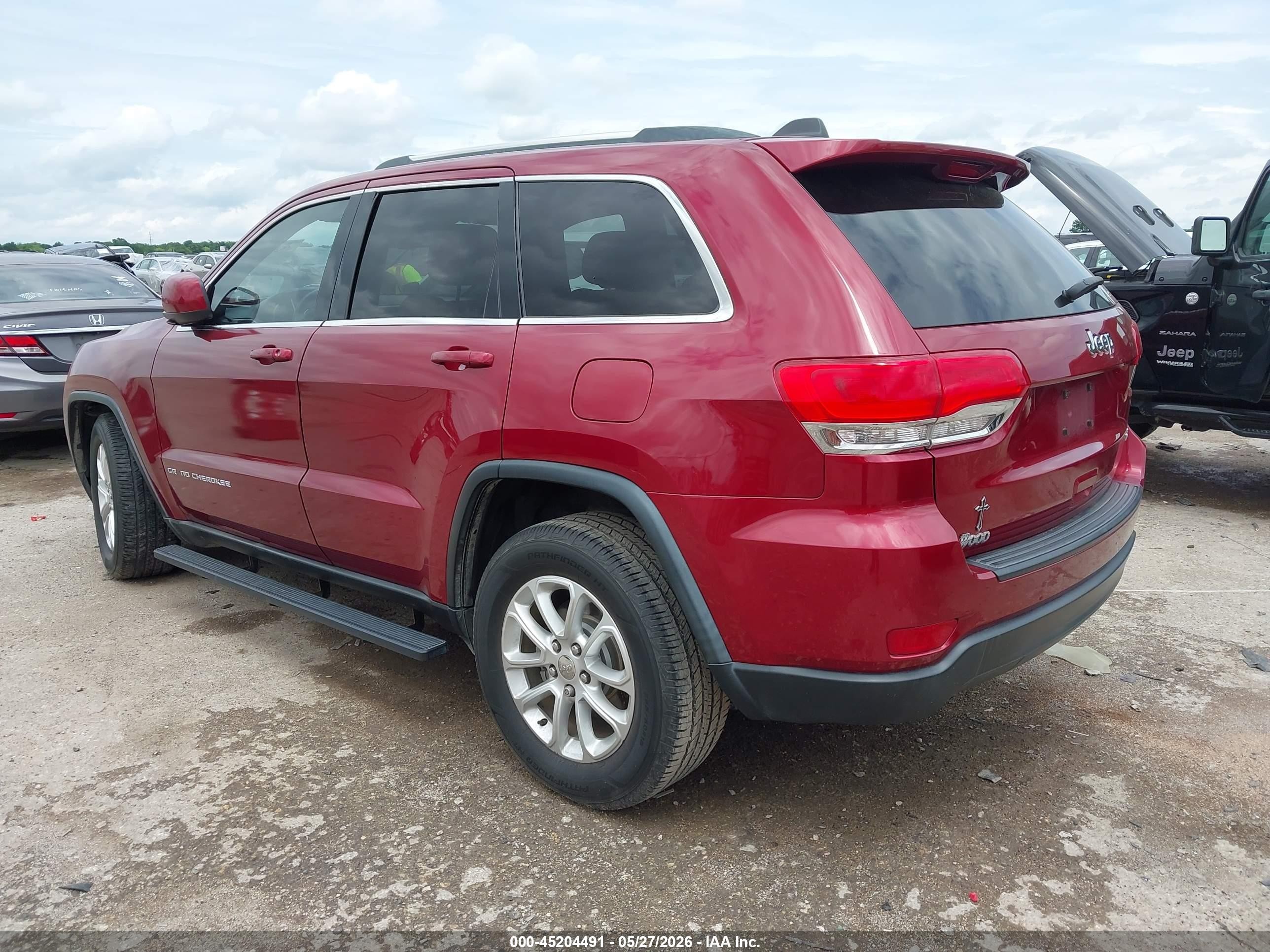 2014 Jeep Grand Cherokee Laredo Red vin: 1C4RJEAG9EC473334