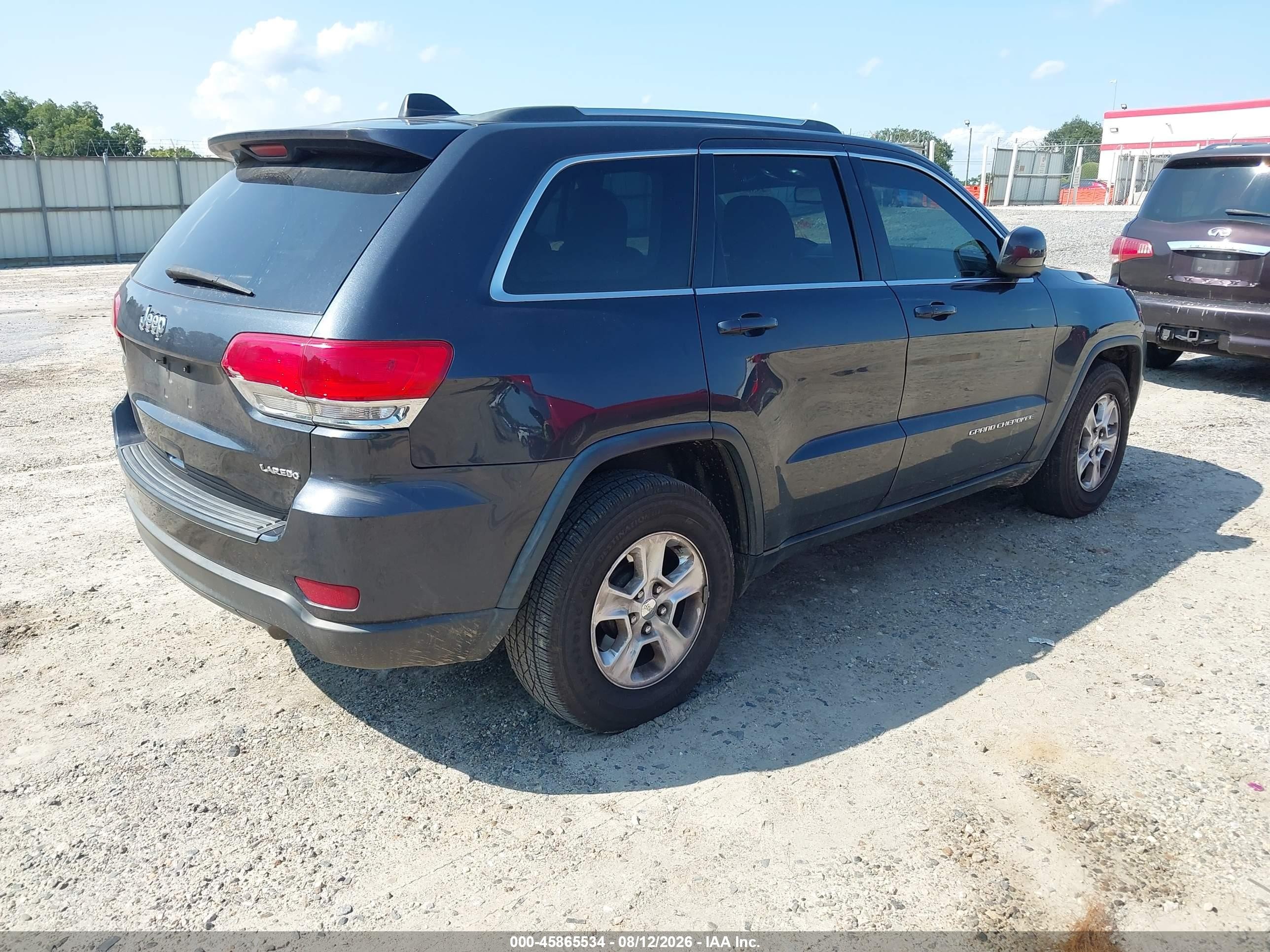 2015 Jeep Grand Cherokee Laredo Blue vin: 1C4RJEAG9FC681392