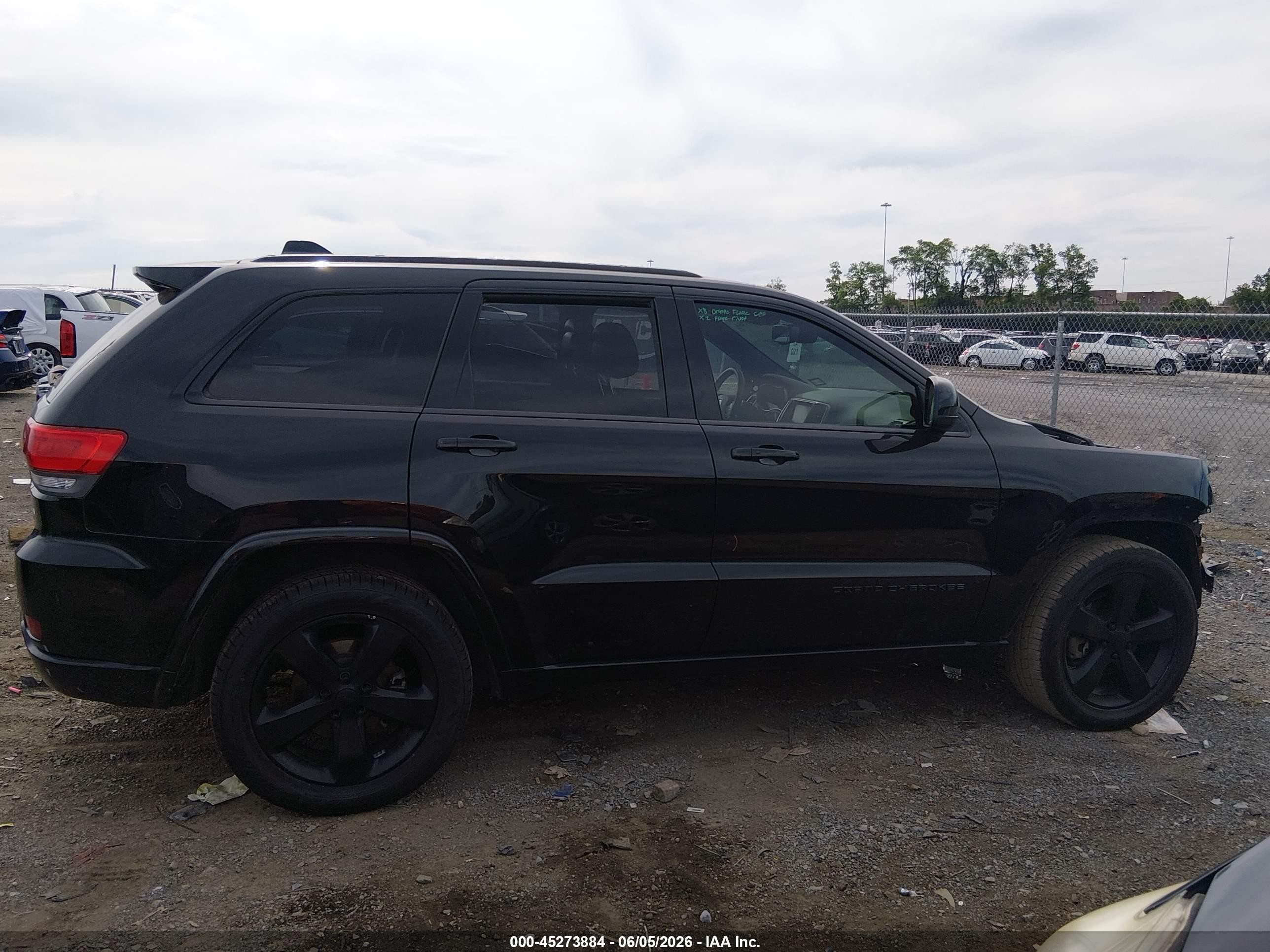 2015 Jeep Grand Cherokee Altitude Black vin: 1C4RJEAG9FC763705