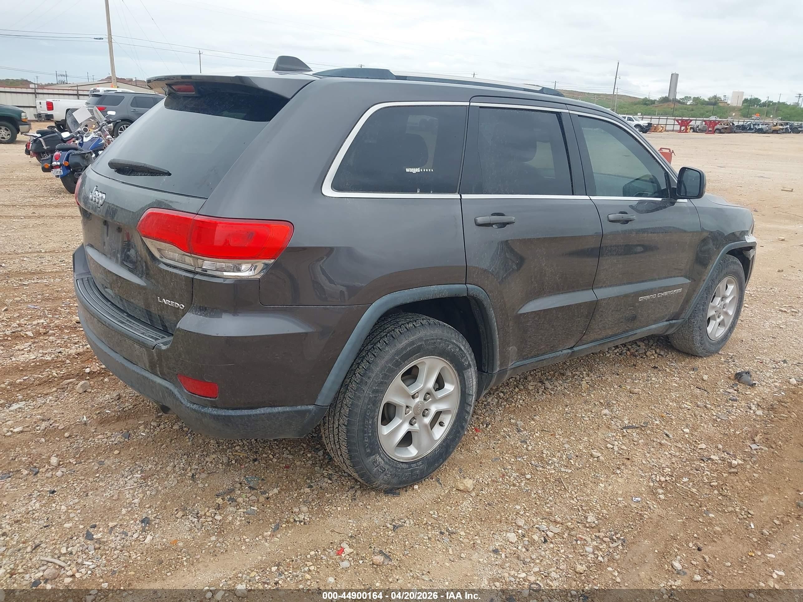 2015 Jeep Grand Cherokee Laredo Gray vin: 1C4RJEAG9FC793027