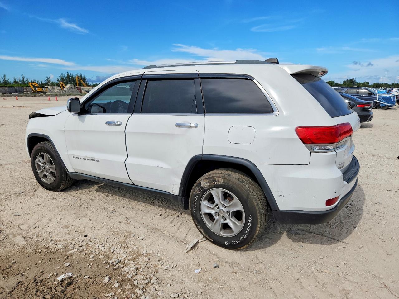 2015 Jeep Grand Cherokee Laredo White vin: 1C4RJEAG9FC914929
