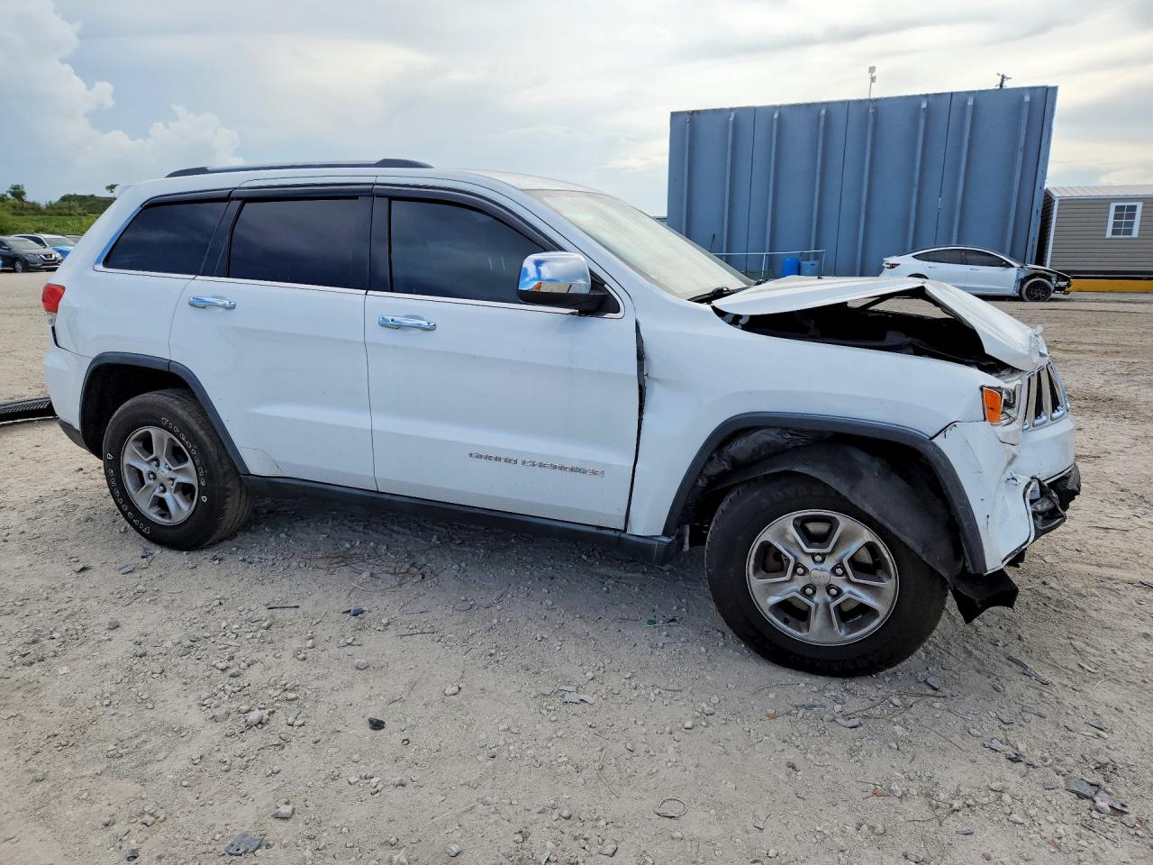 2015 Jeep Grand Cherokee Laredo White vin: 1C4RJEAG9FC914929