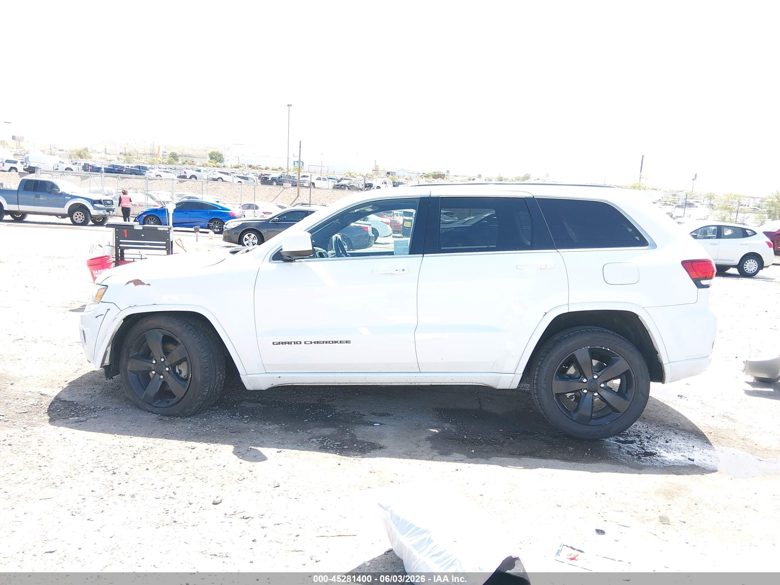 2015 Jeep Grand Cherokee Altitude White vin: 1C4RJEAG9FC936039
