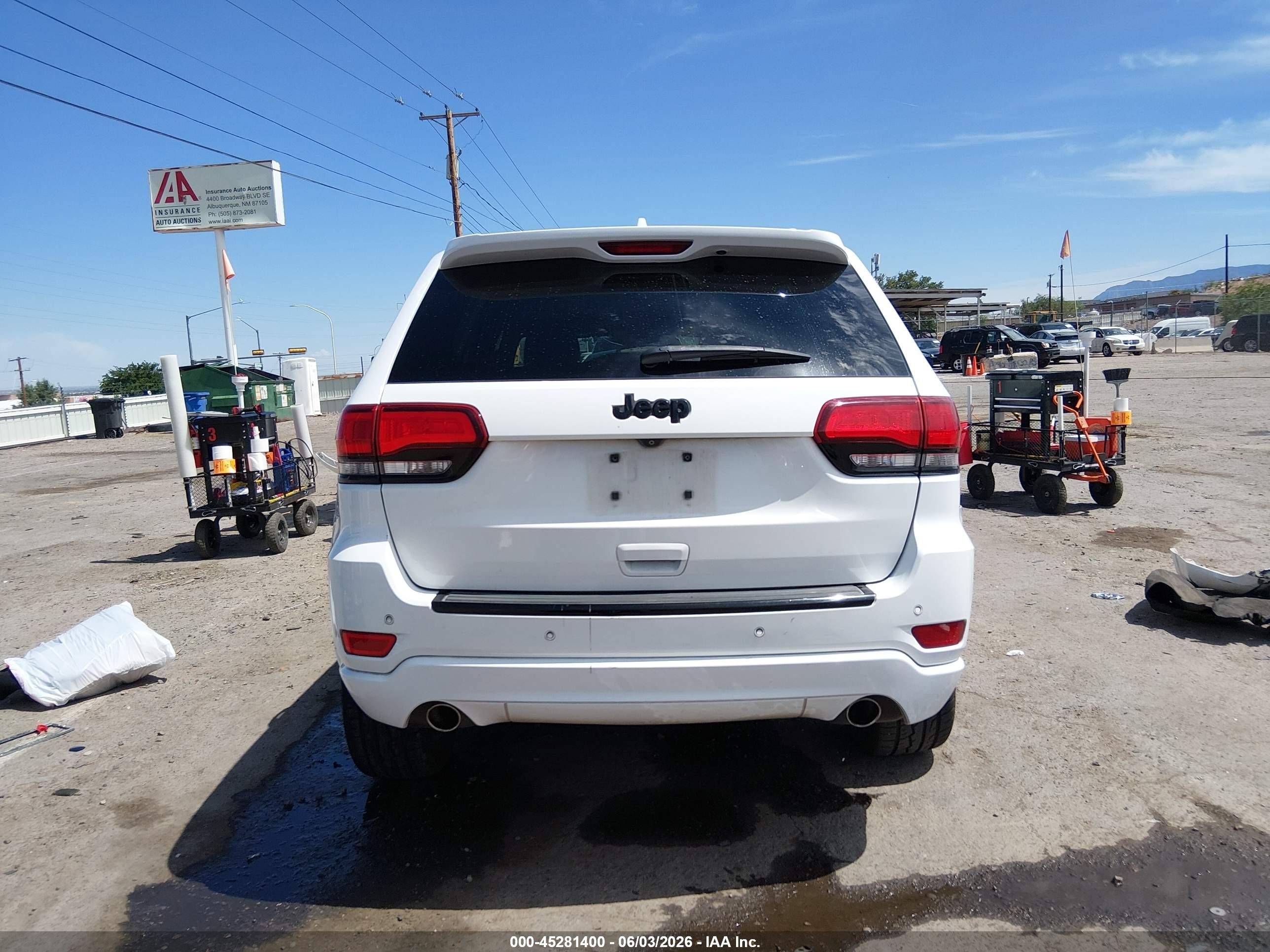 2015 Jeep Grand Cherokee Altitude White vin: 1C4RJEAG9FC936039