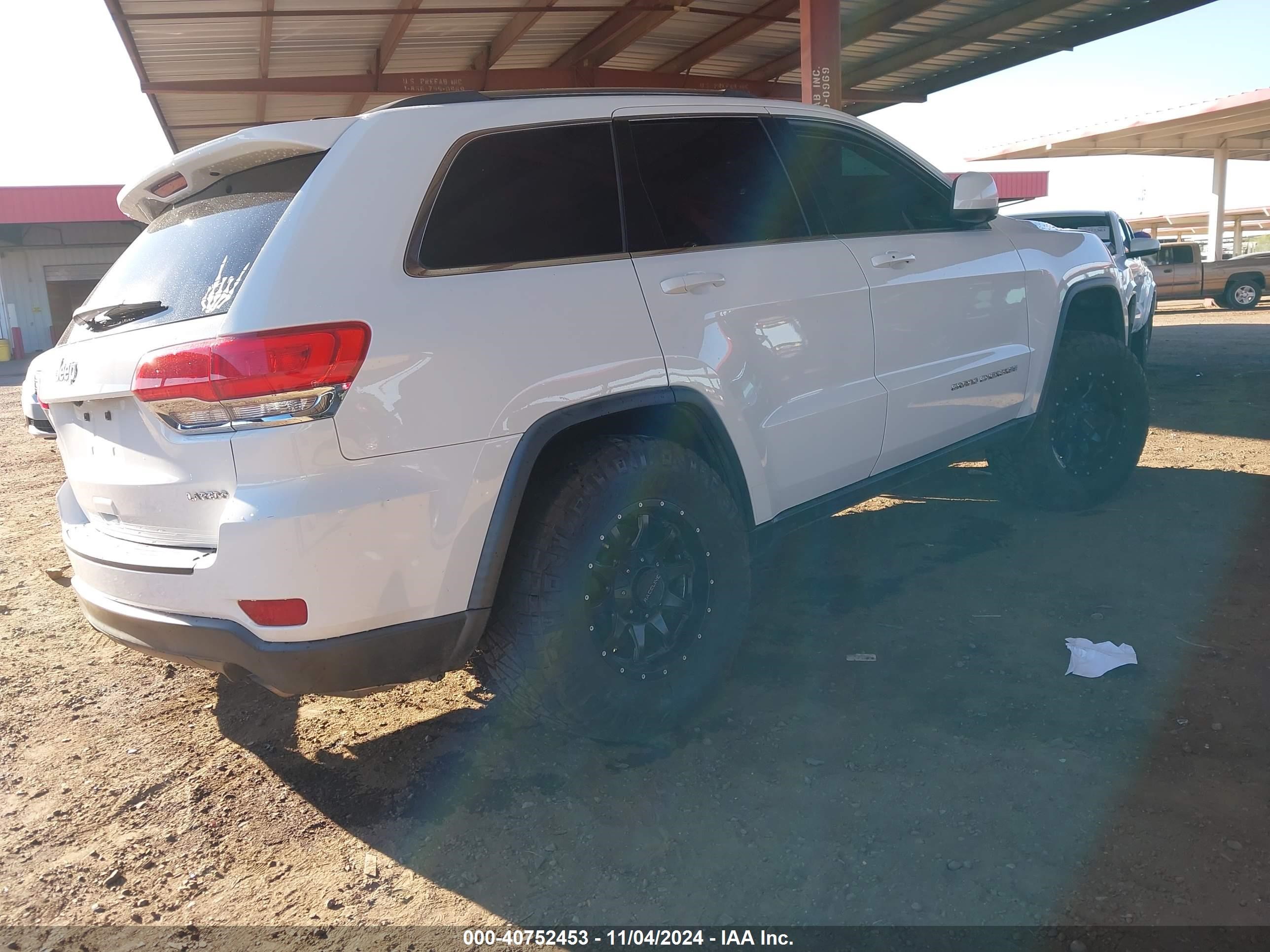 2016 Jeep Grand Cherokee Laredo White vin: 1C4RJEAG9GC501183