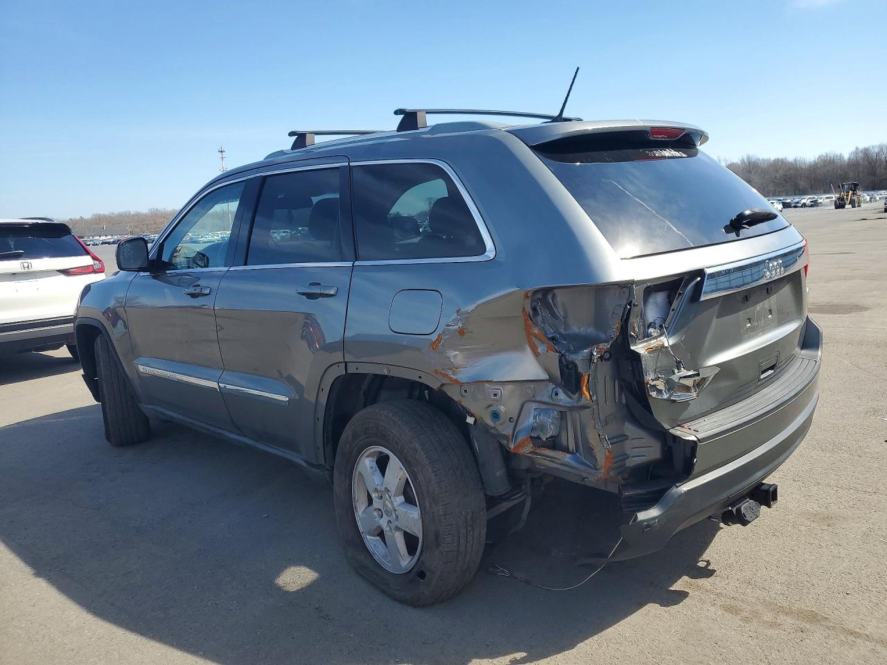2012 Jeep Grand Cherokee Laredo Gray vin: 1C4RJEAGXCC142260