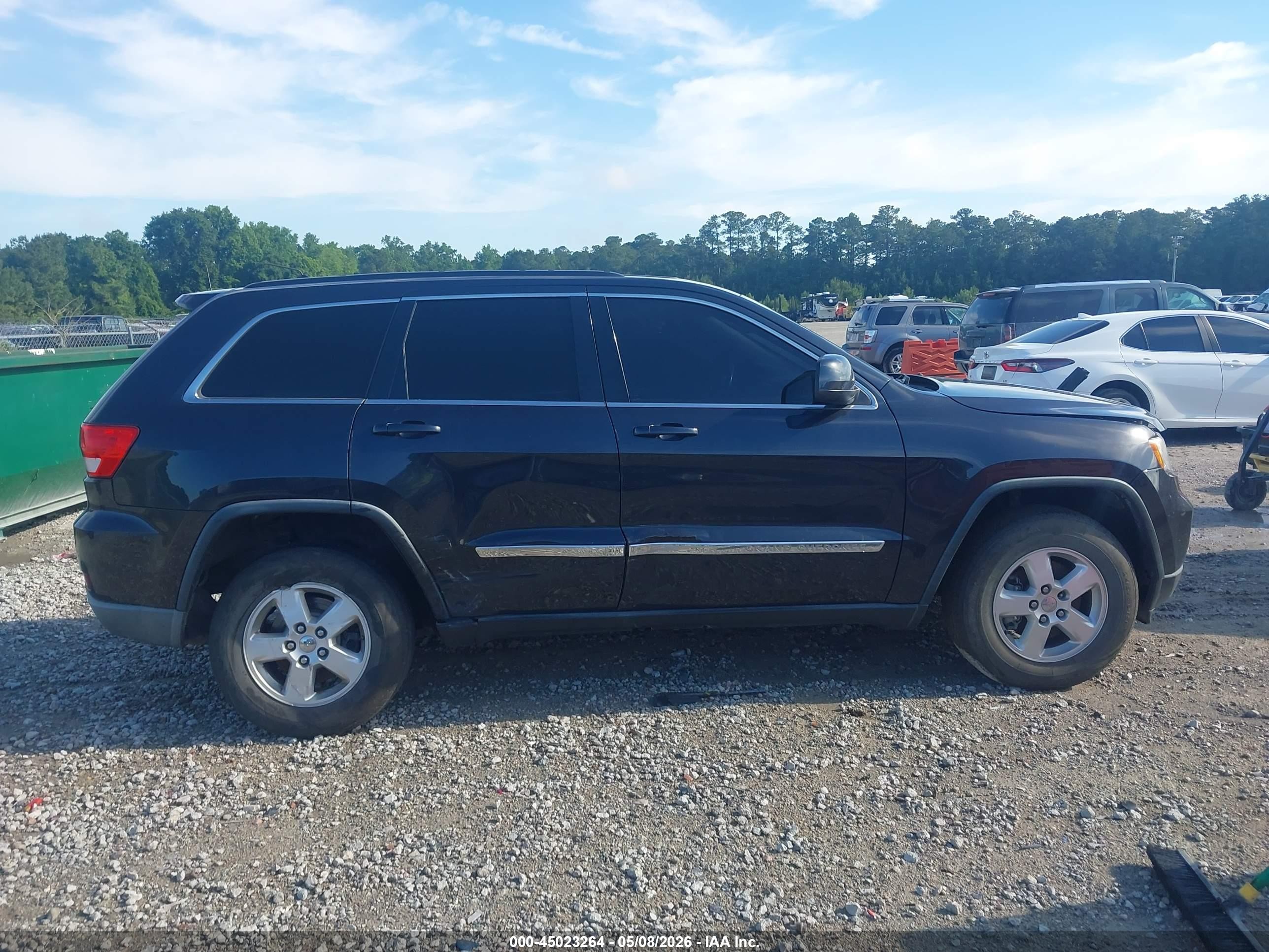 2012 Jeep Grand Cherokee Laredo Black vin: 1C4RJEAGXCC305439