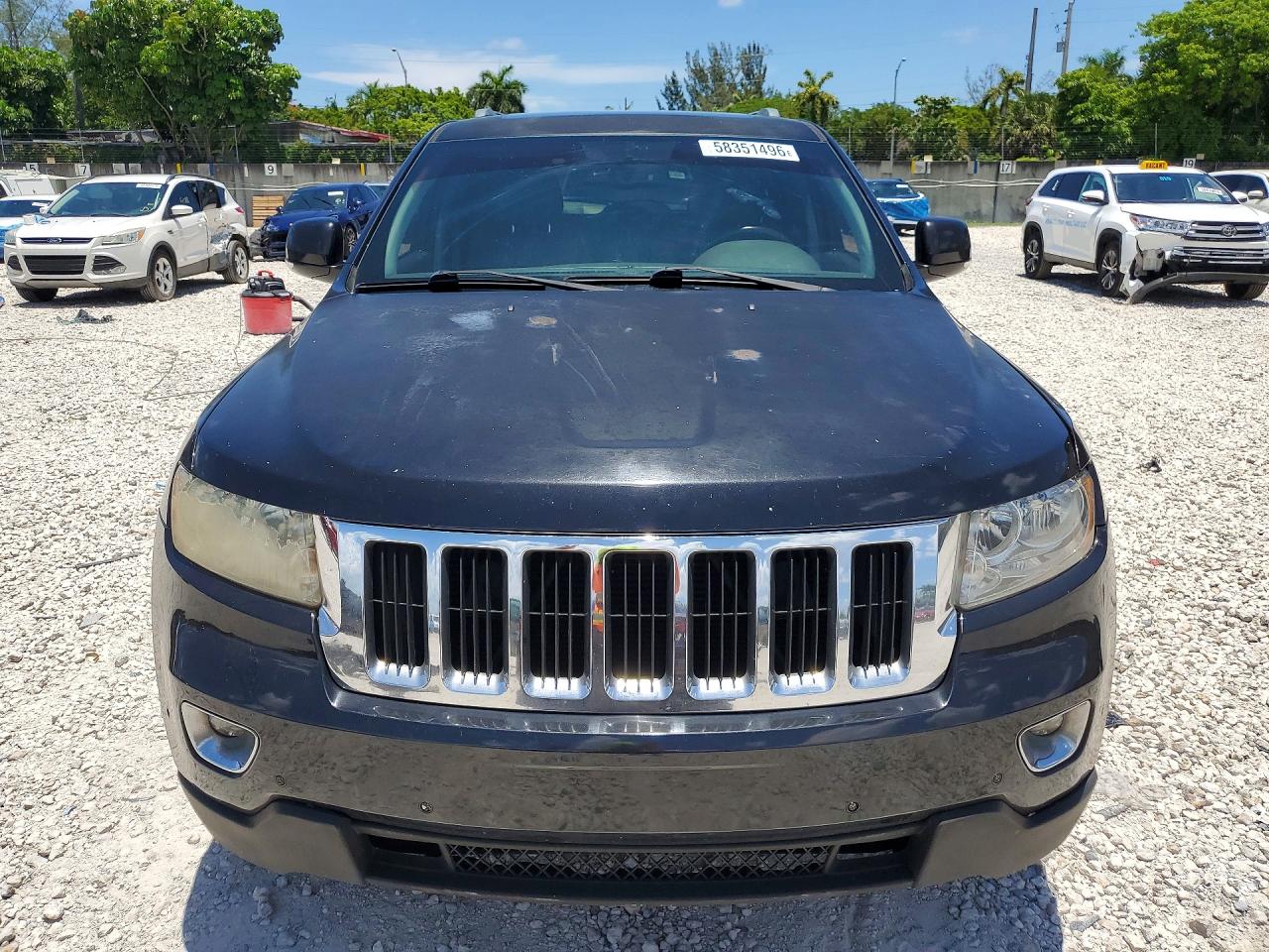 2013 Jeep Grand Cherokee Laredo Black vin: 1C4RJEAGXDC589107