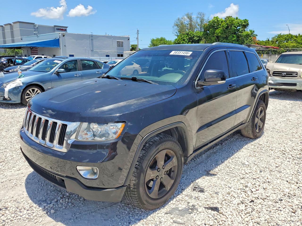 2013 Jeep Grand Cherokee Laredo Black vin: 1C4RJEAGXDC589107