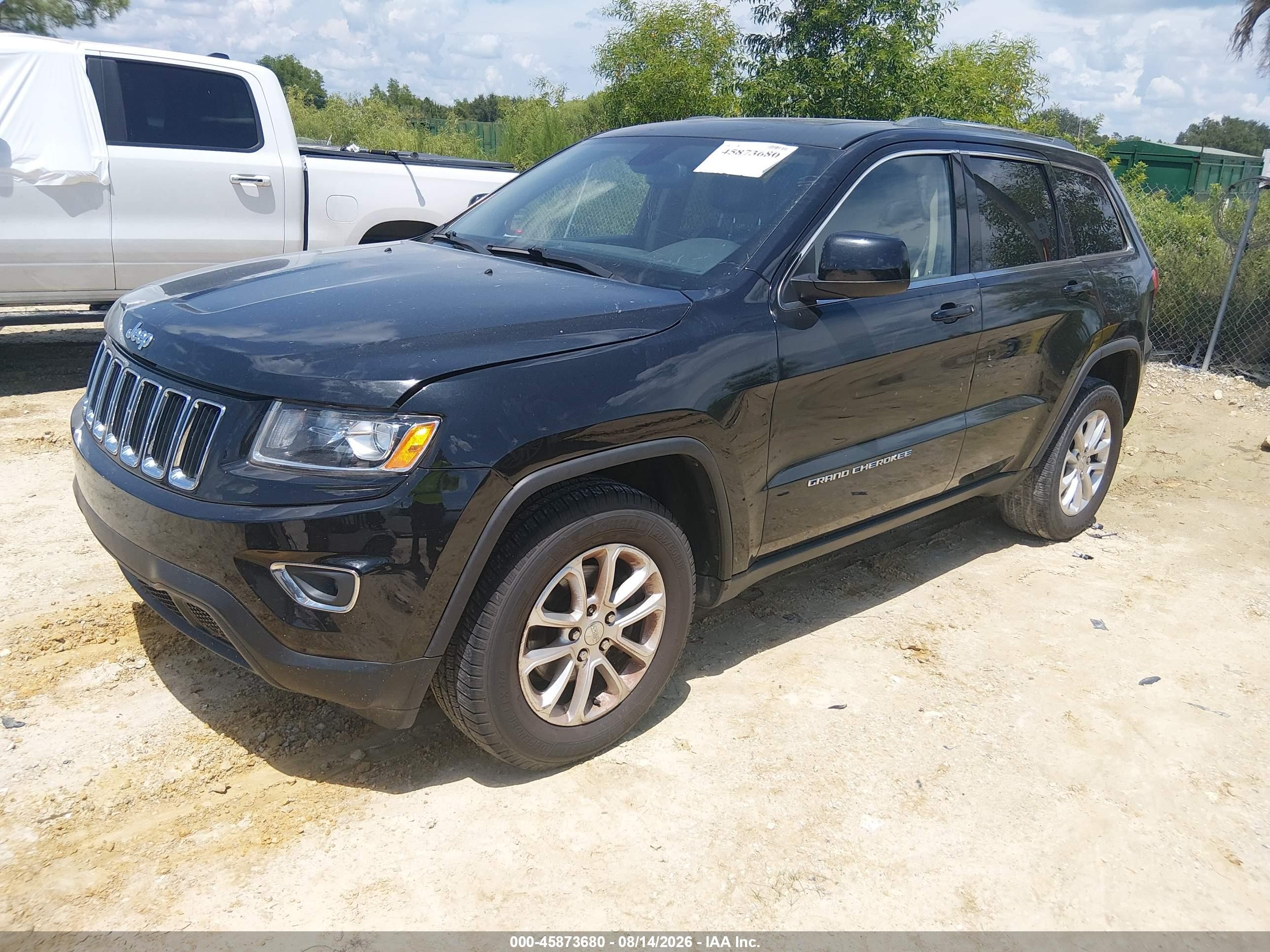 2014 Jeep Grand Cherokee Laredo Black vin: 1C4RJEAGXEC217204