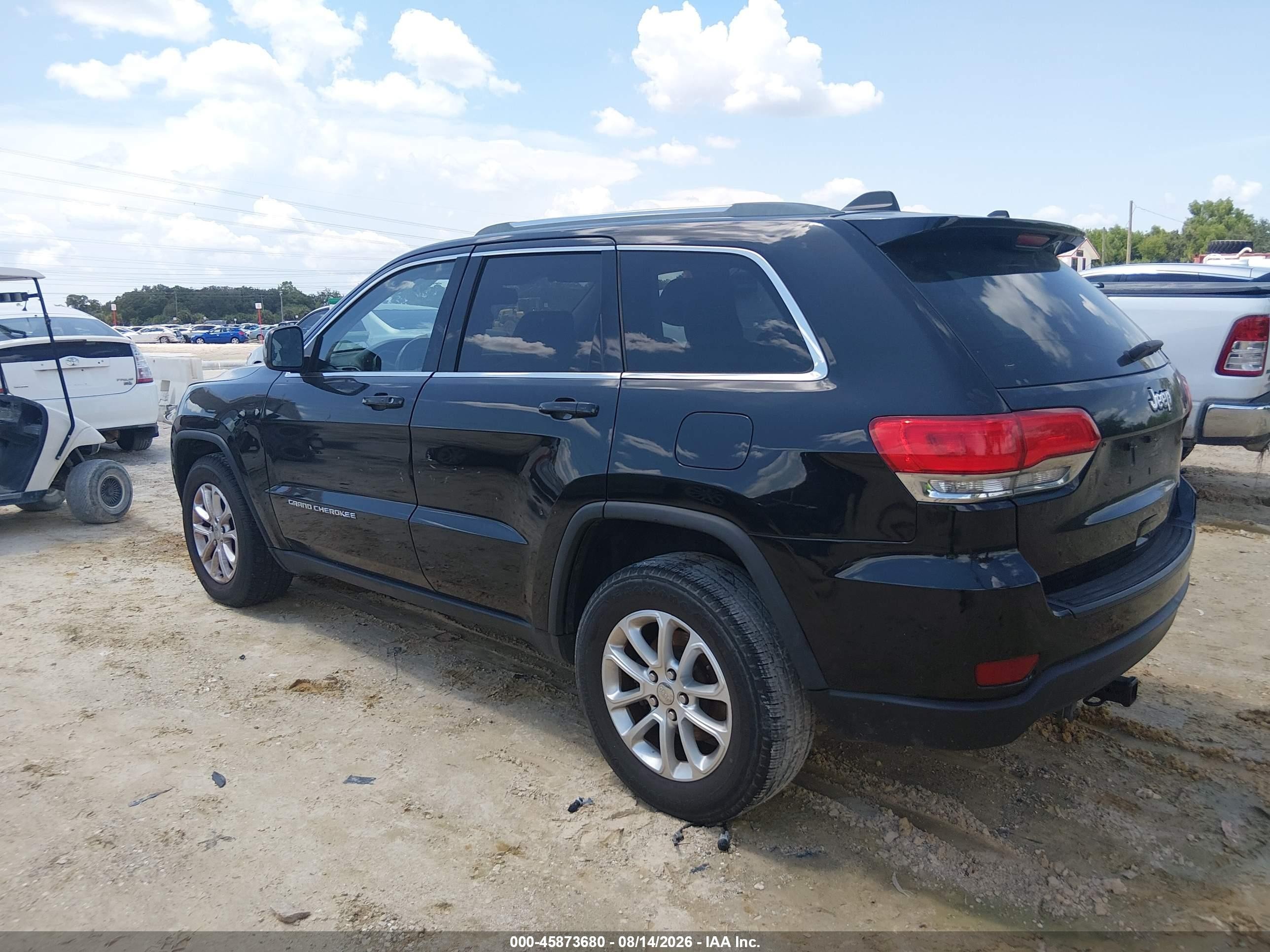 2014 Jeep Grand Cherokee Laredo Black vin: 1C4RJEAGXEC217204
