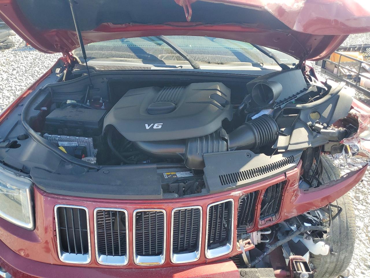 2014 Jeep Grand Cherokee Laredo Red vin: 1C4RJEAGXEC433098