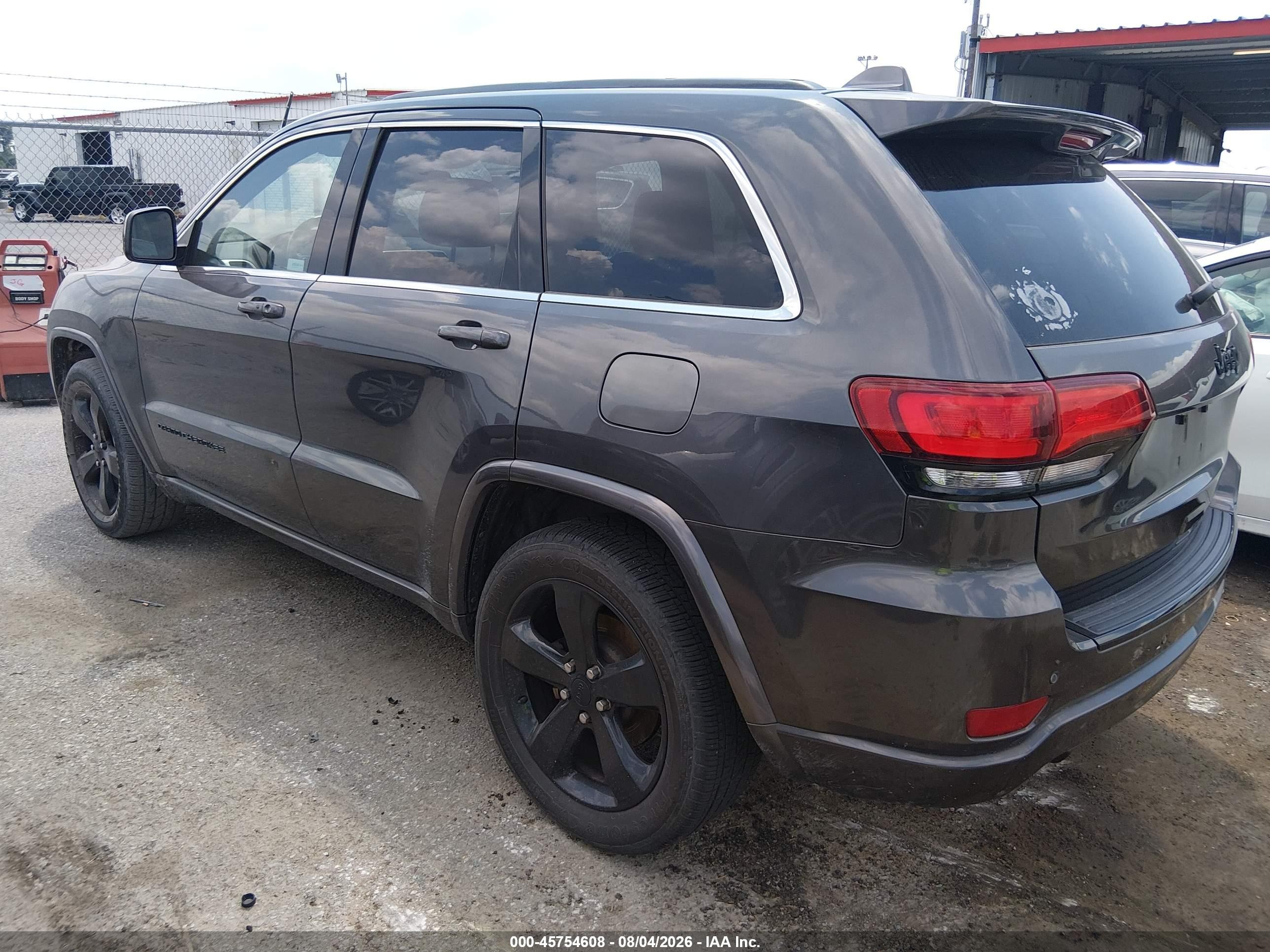 2015 Jeep Grand Cherokee Altitude Gray vin: 1C4RJEAGXFC220329