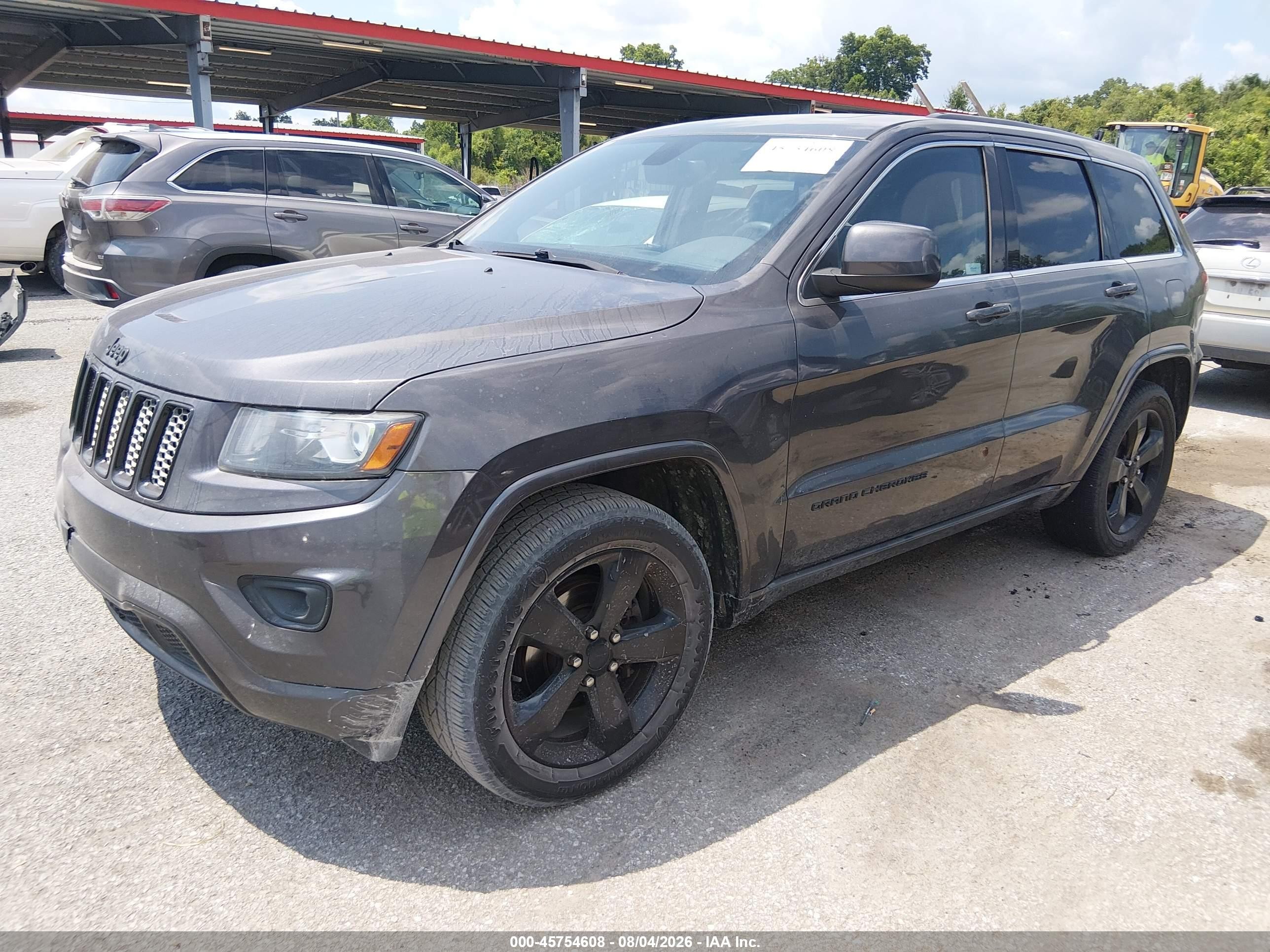 2015 Jeep Grand Cherokee Altitude Gray vin: 1C4RJEAGXFC220329