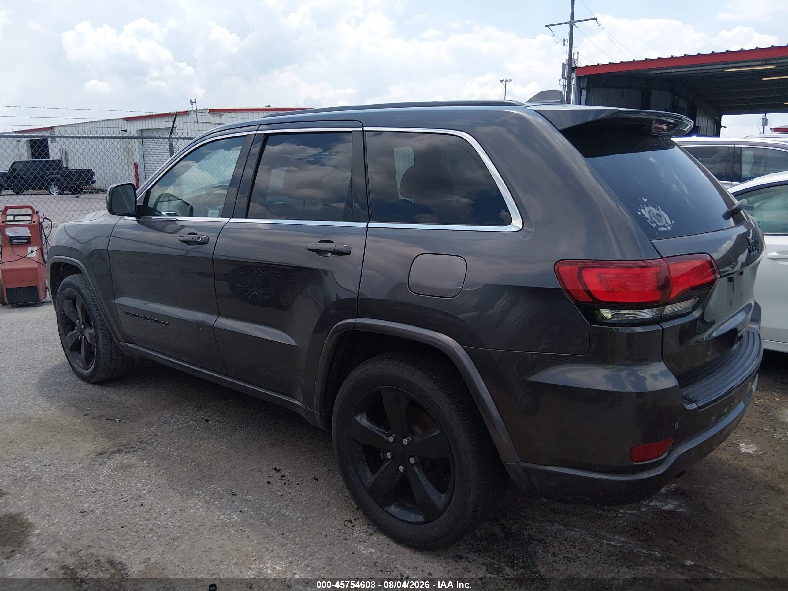 2015 Jeep Grand Cherokee Altitude Gray vin: 1C4RJEAGXFC220329