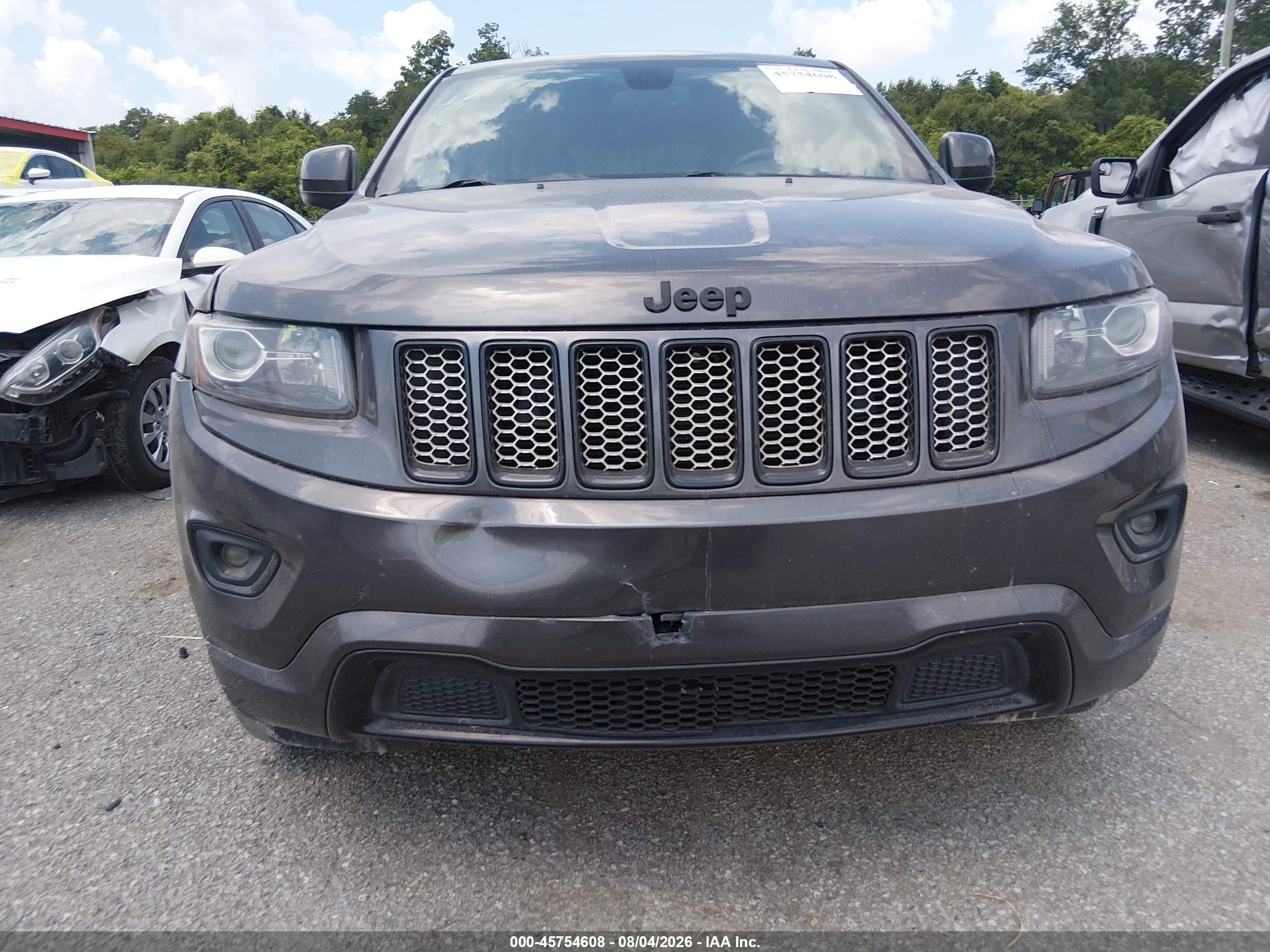 2015 Jeep Grand Cherokee Altitude Gray vin: 1C4RJEAGXFC220329
