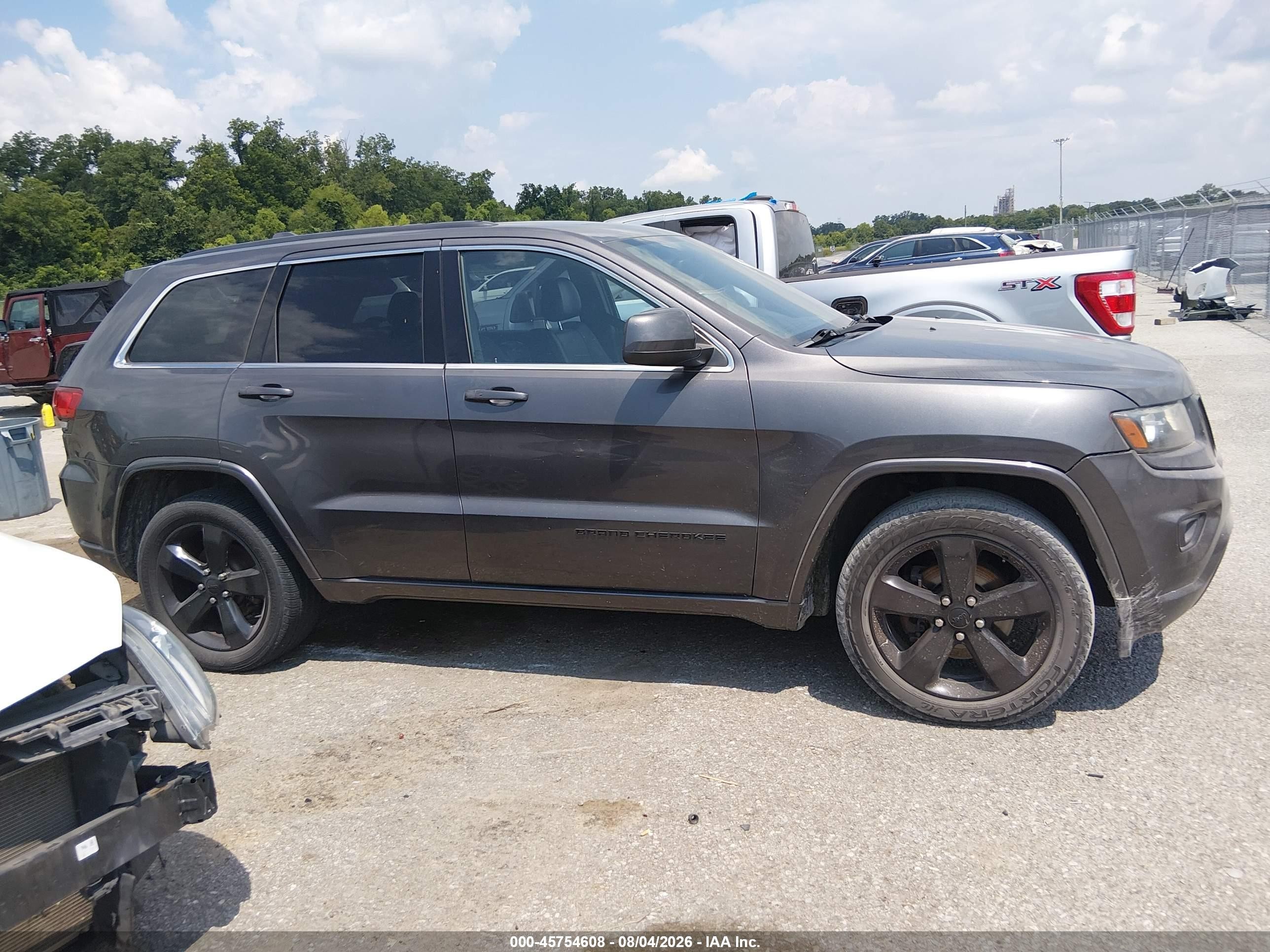 2015 Jeep Grand Cherokee Altitude Gray vin: 1C4RJEAGXFC220329