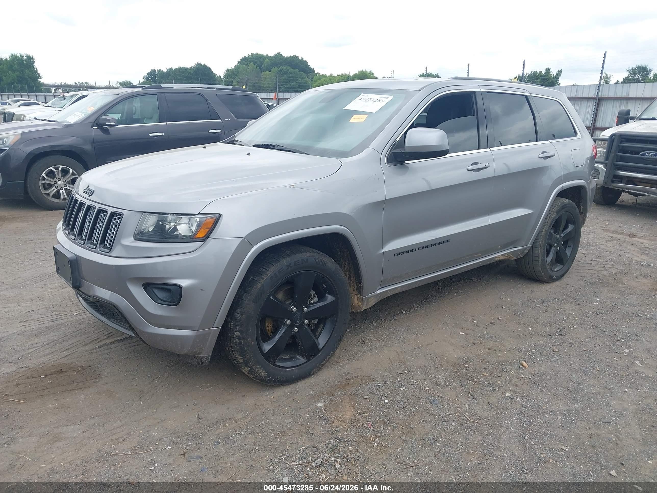 2015 Jeep Grand Cherokee Altitude Silver vin: 1C4RJEAGXFC634811