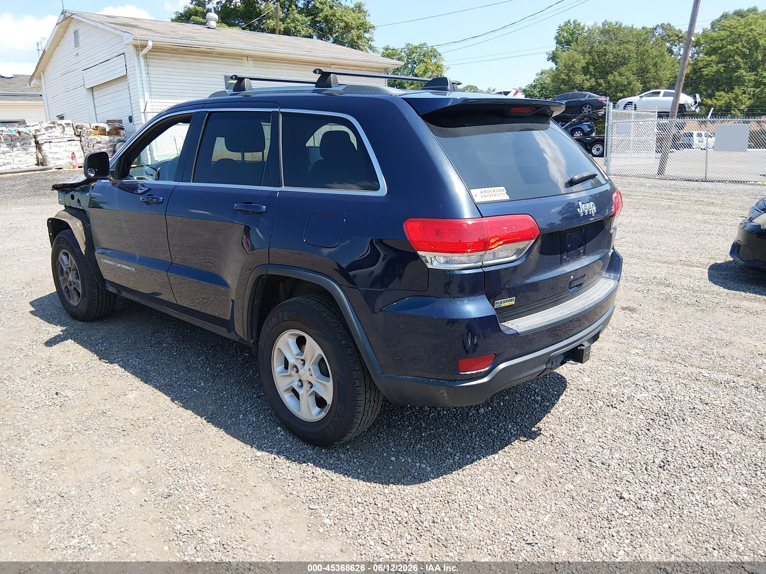 2015 Jeep Grand Cherokee Laredo Dark Blue vin: 1C4RJEAGXFC669509