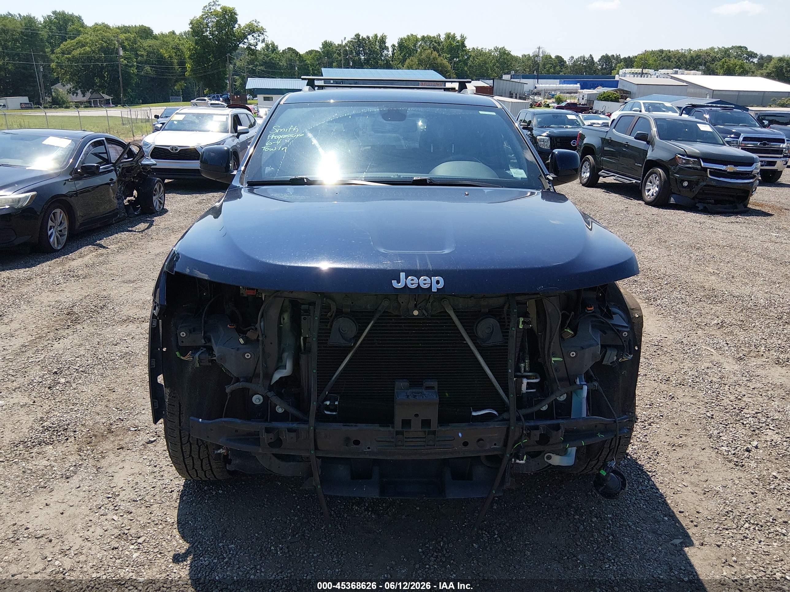 2015 Jeep Grand Cherokee Laredo Dark Blue vin: 1C4RJEAGXFC669509