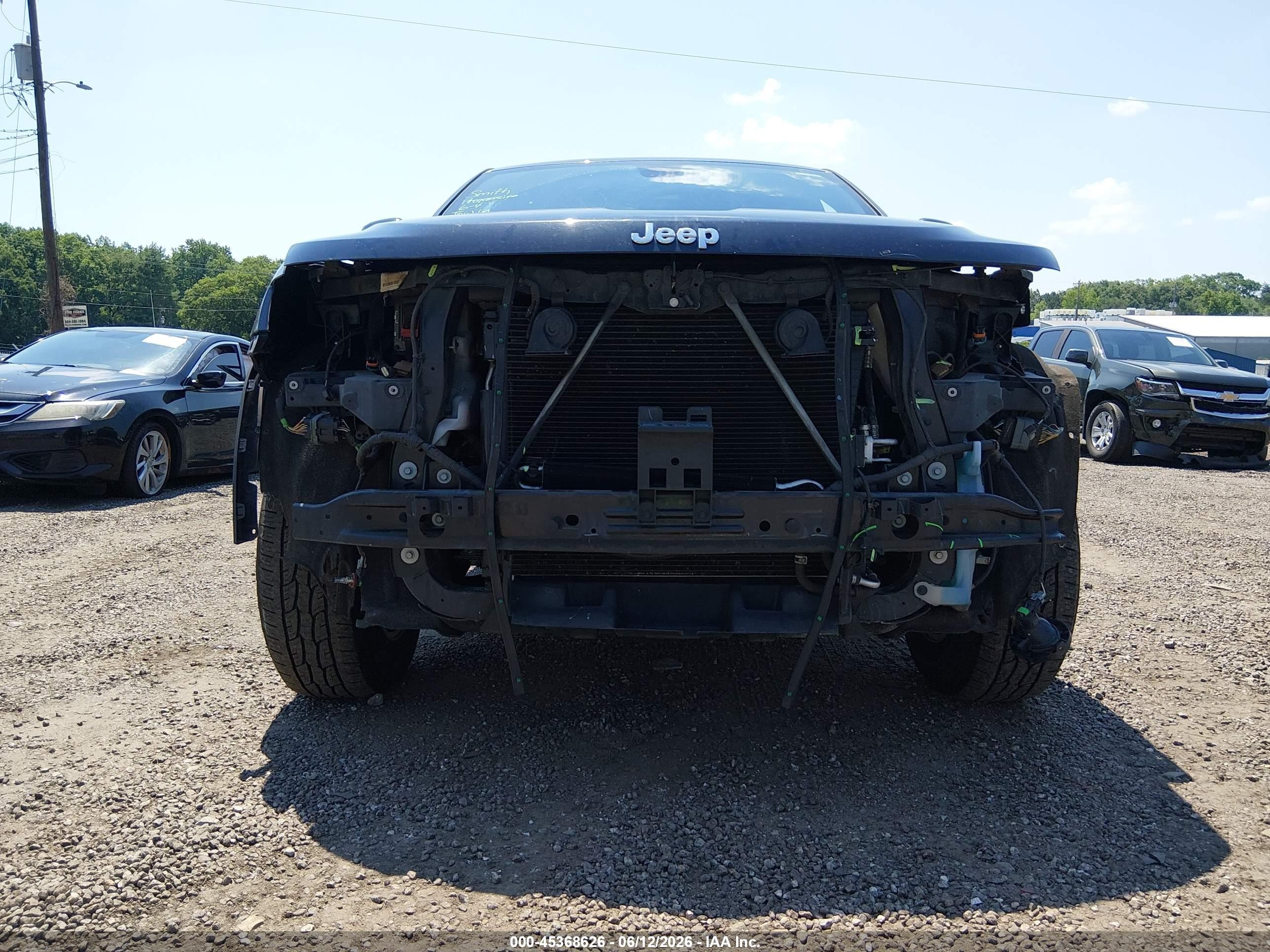 2015 Jeep Grand Cherokee Laredo Dark Blue vin: 1C4RJEAGXFC669509