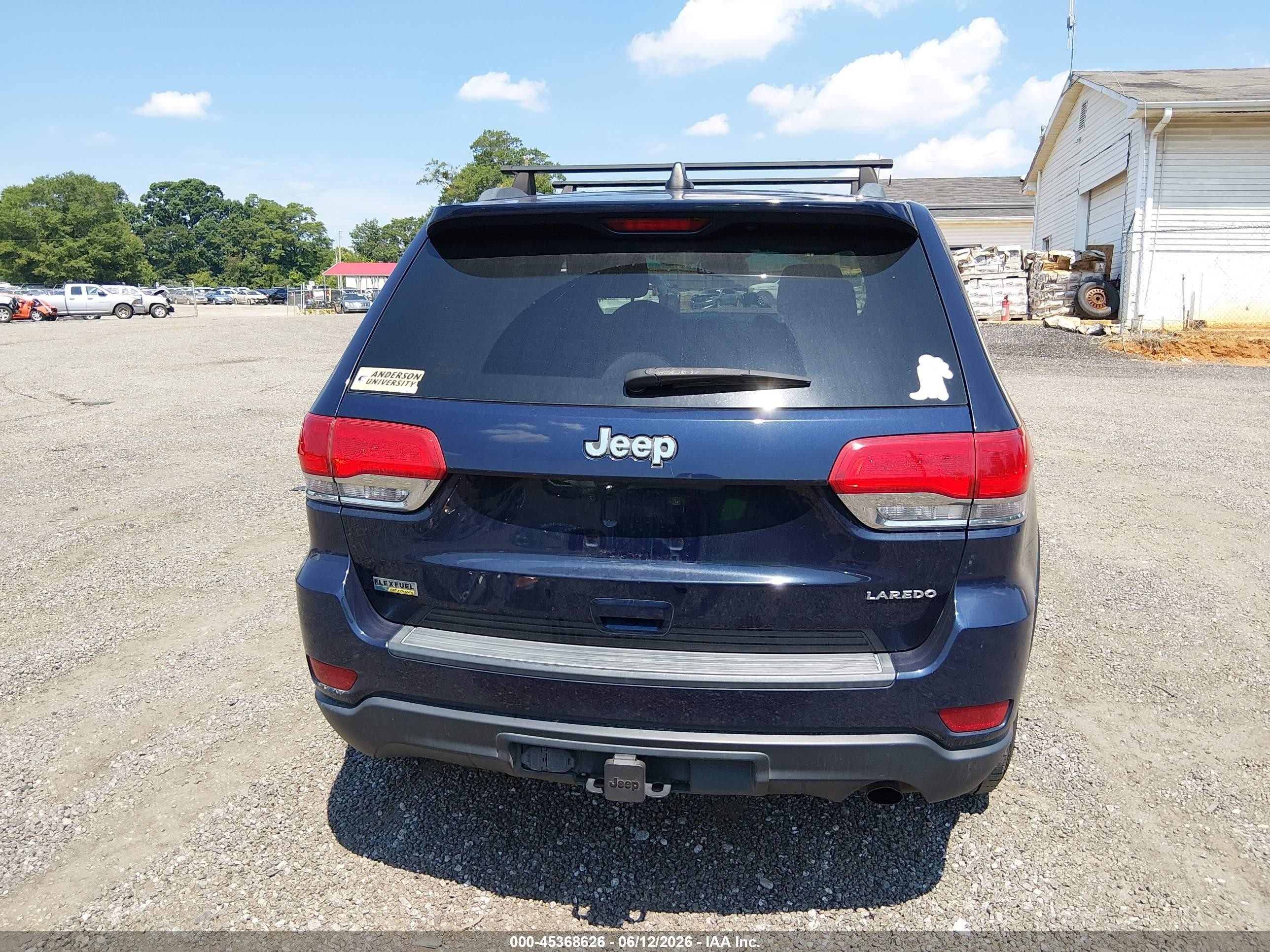 2015 Jeep Grand Cherokee Laredo Dark Blue vin: 1C4RJEAGXFC669509