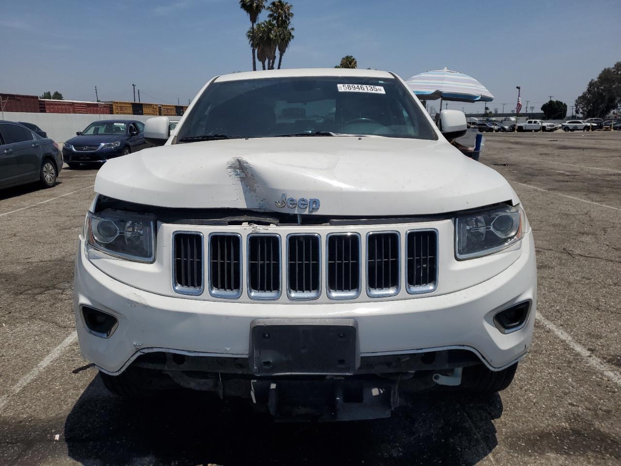 2015 Jeep Grand Cherokee White vin: 1C4RJEAGXFC826312